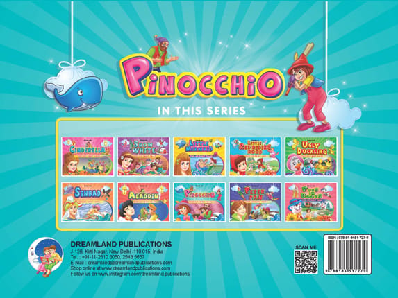 Dreamland Publications - Pop-Up Fairy Tales - Pinocchion