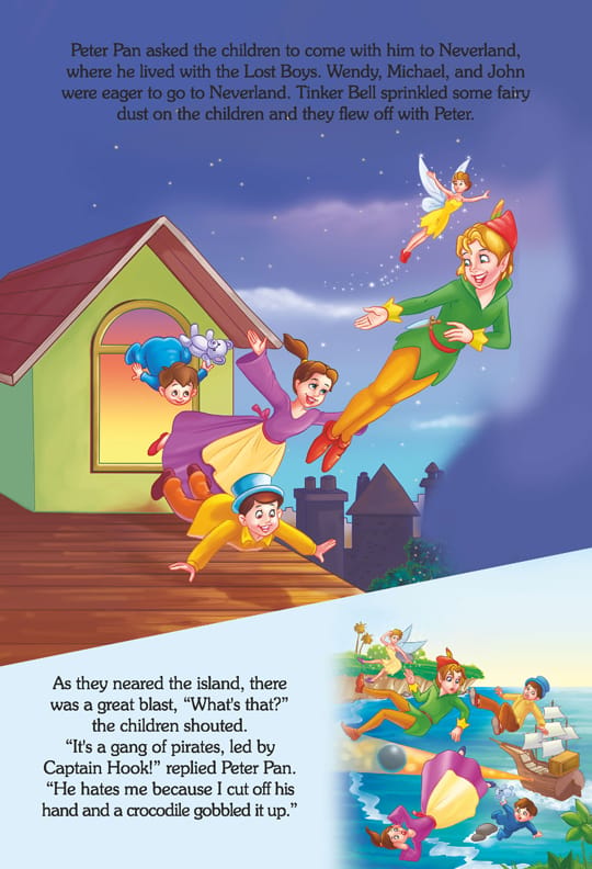 Dreamland Publications - Pop-Up Fairy Tales - Peter Pan