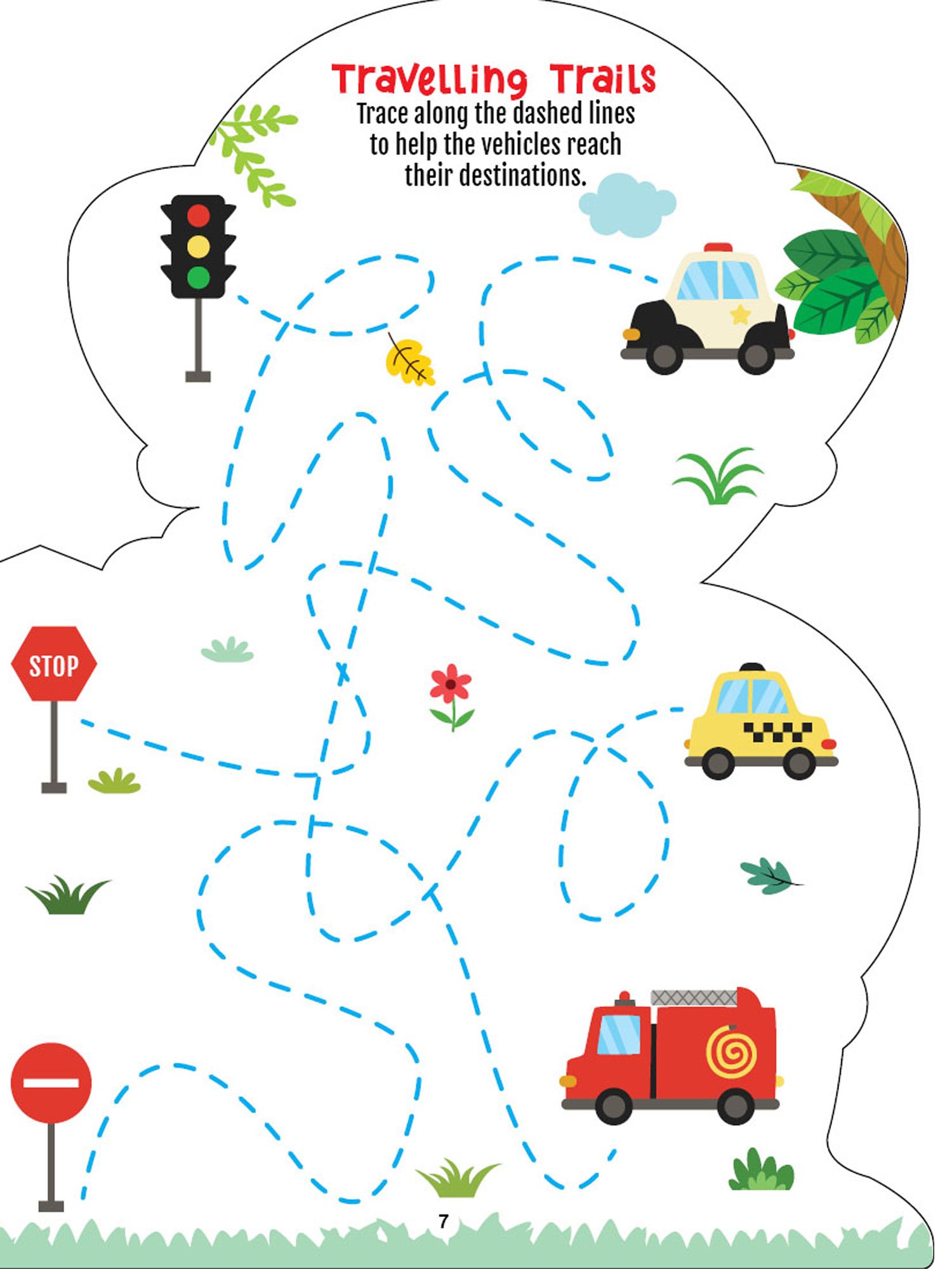 Dreamland Publications - Step into the Helpers Wonderland - Activity and Colouring Fun Book for Age 4+