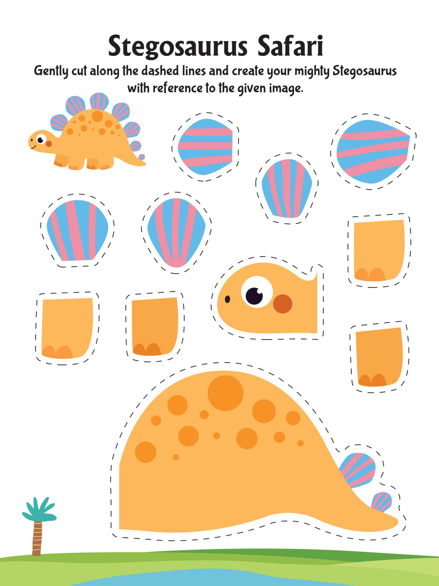 Dreamland Publications - Daring Dino Scissors Skills Activity Book