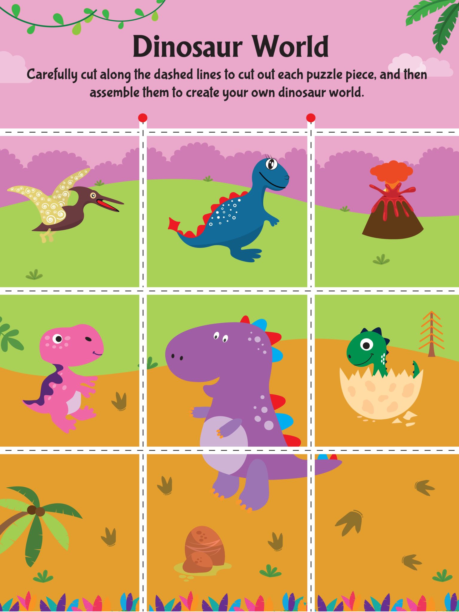 Dreamland Publications - Daring Dino Scissors Skills Activity Book