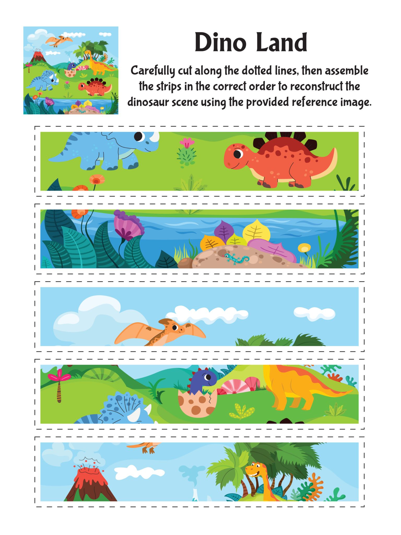 Dreamland Publications - Daring Dino Scissors Skills Activity Book