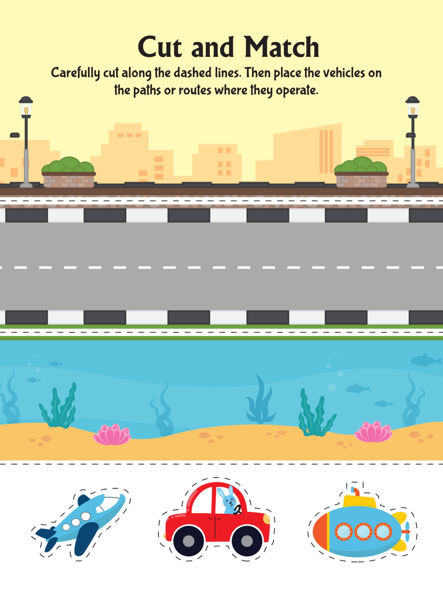 Dreamland Publications - Ultimate Vehicles Scissors Skills Activity Book
