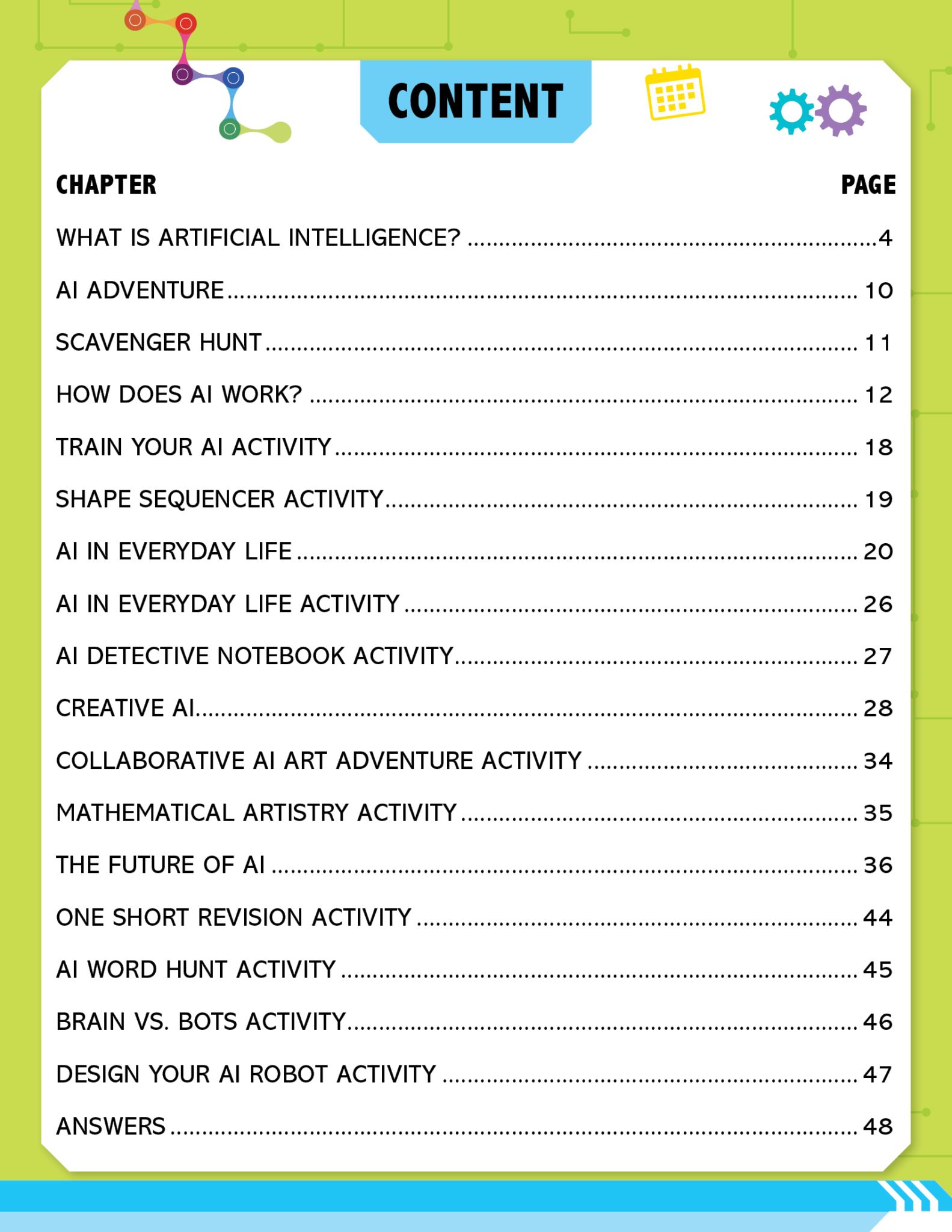 Dreamland  Artificial Intelligence Activity Book for Kids Age 7+