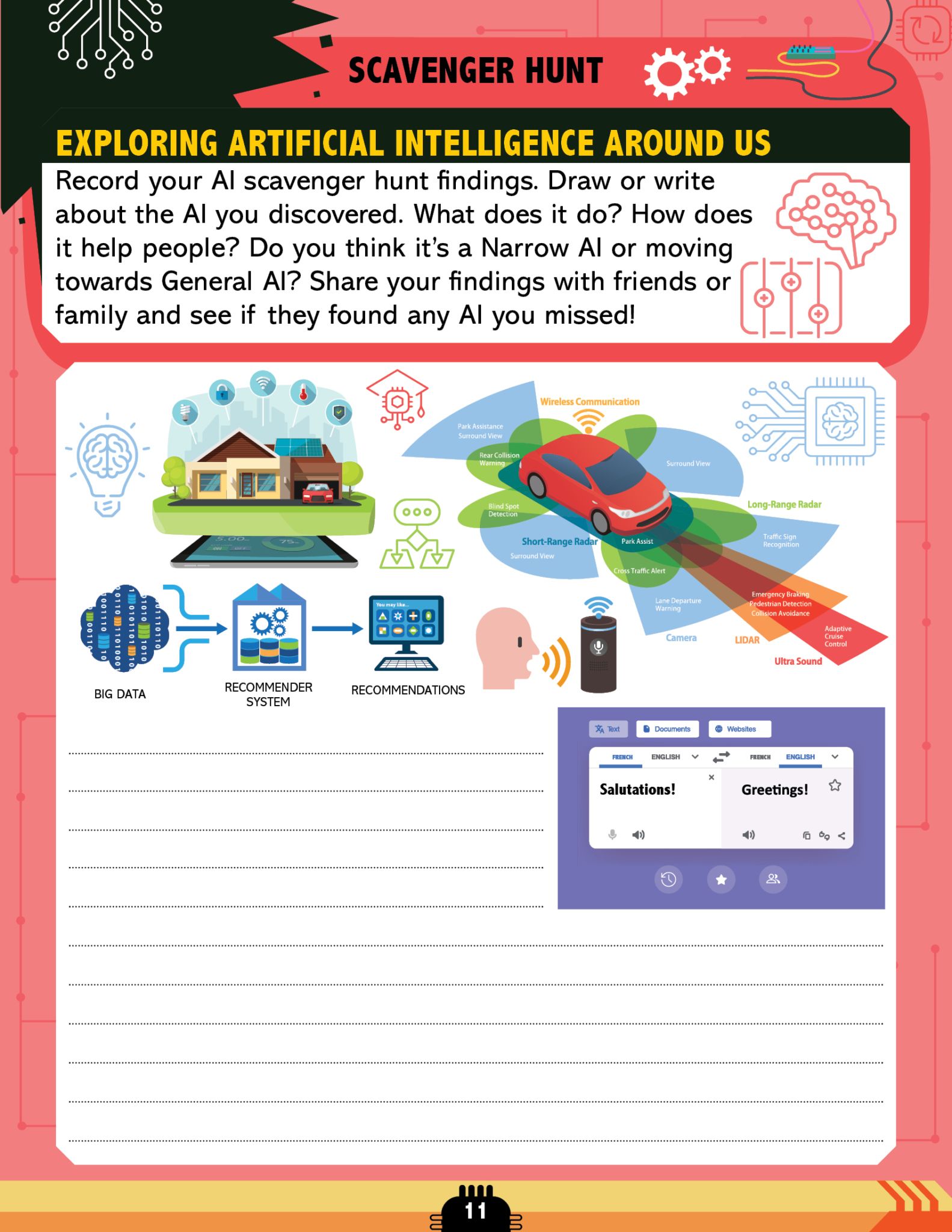 Dreamland  Artificial Intelligence Activity Book for Kids Age 7+