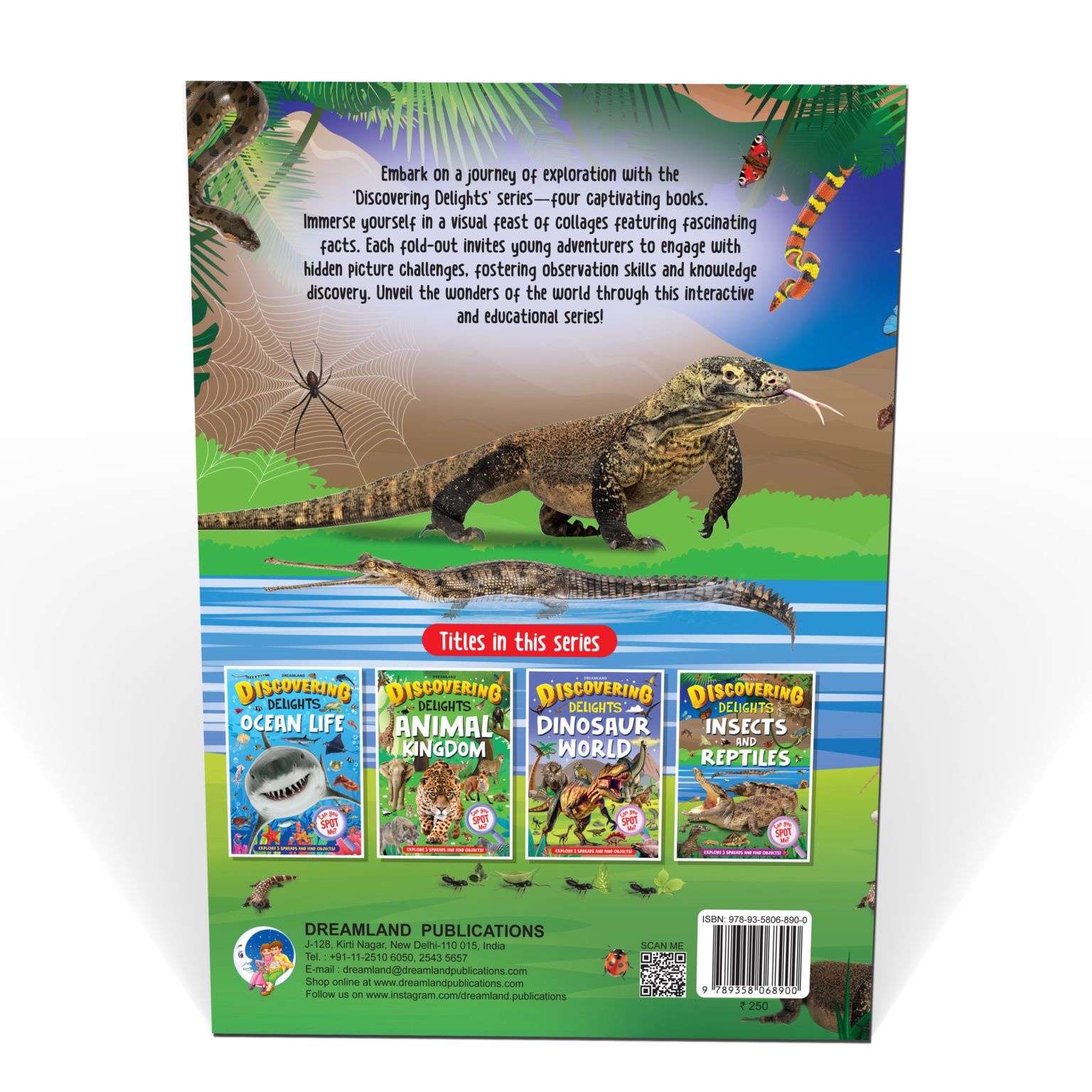 Dreamland Publications Discovering Delights - Insect & Reptiles