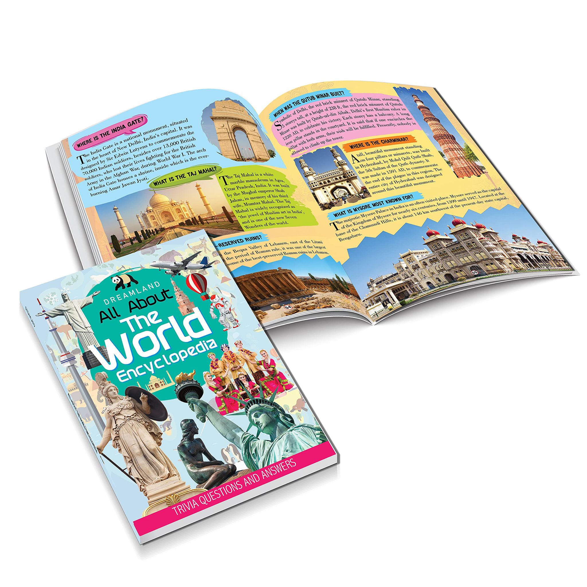 Dreamland Children Encyclopedia Books Pack for Age 5 - 15 Years