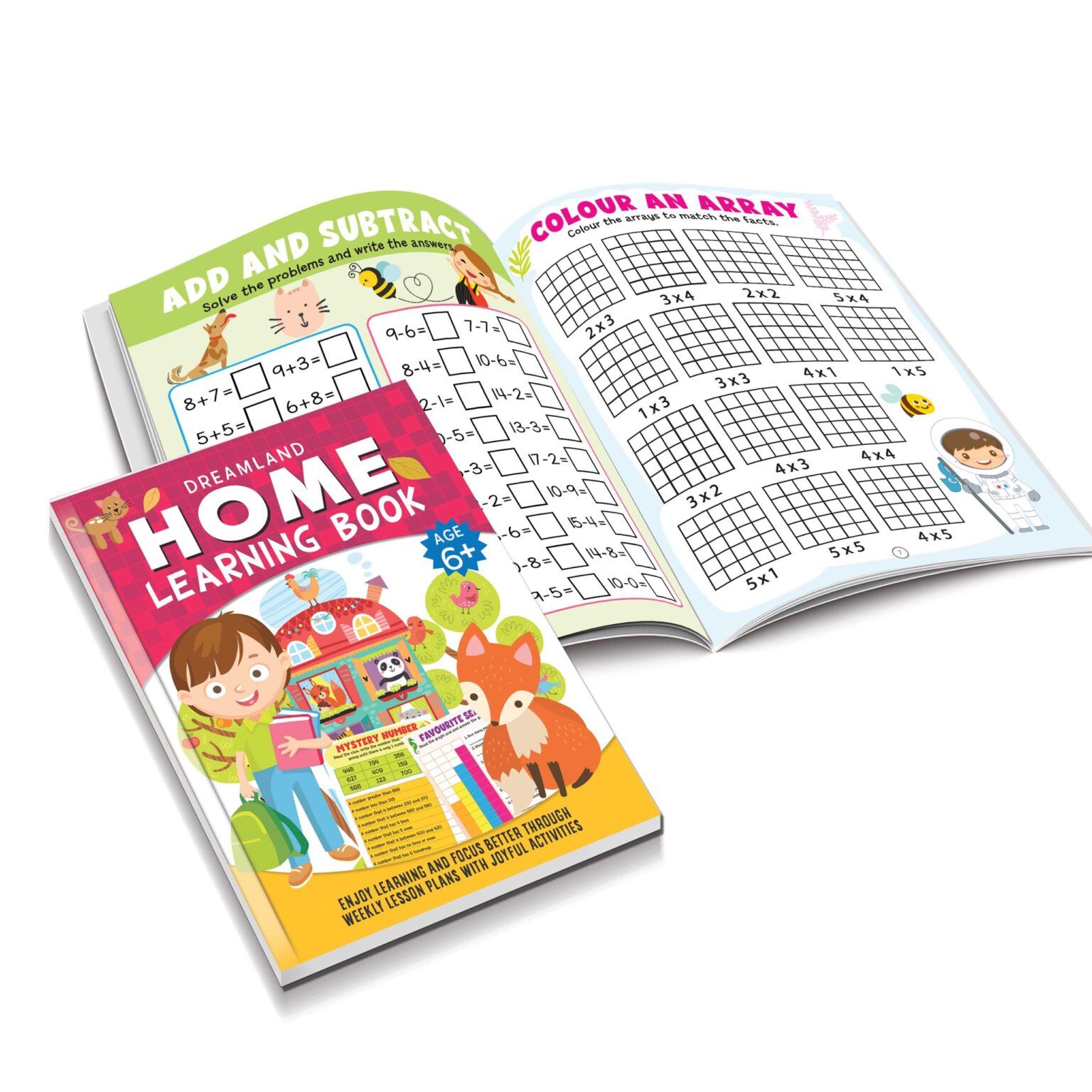 Dreamland Home Learning Book With Joyful Activities - 6+