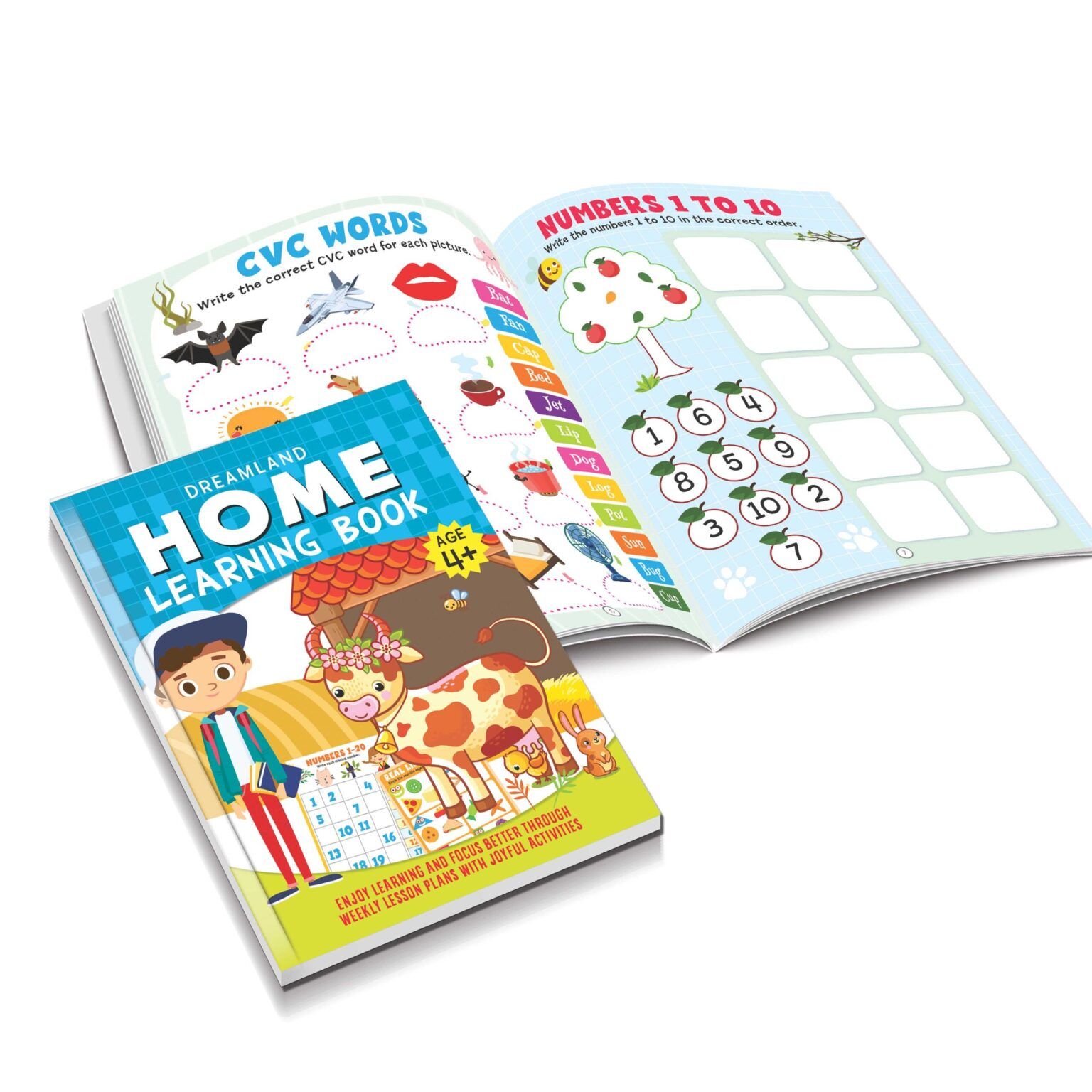 Dreamland Home Learning Book With Joyful Activities - 4+