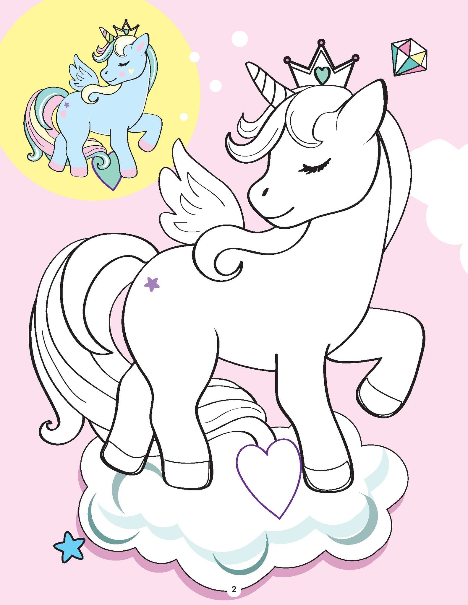 Dreamland My Unicorn Books Pack Unicorn Sticker and Activity Book, Copy Colour and Colouring Books