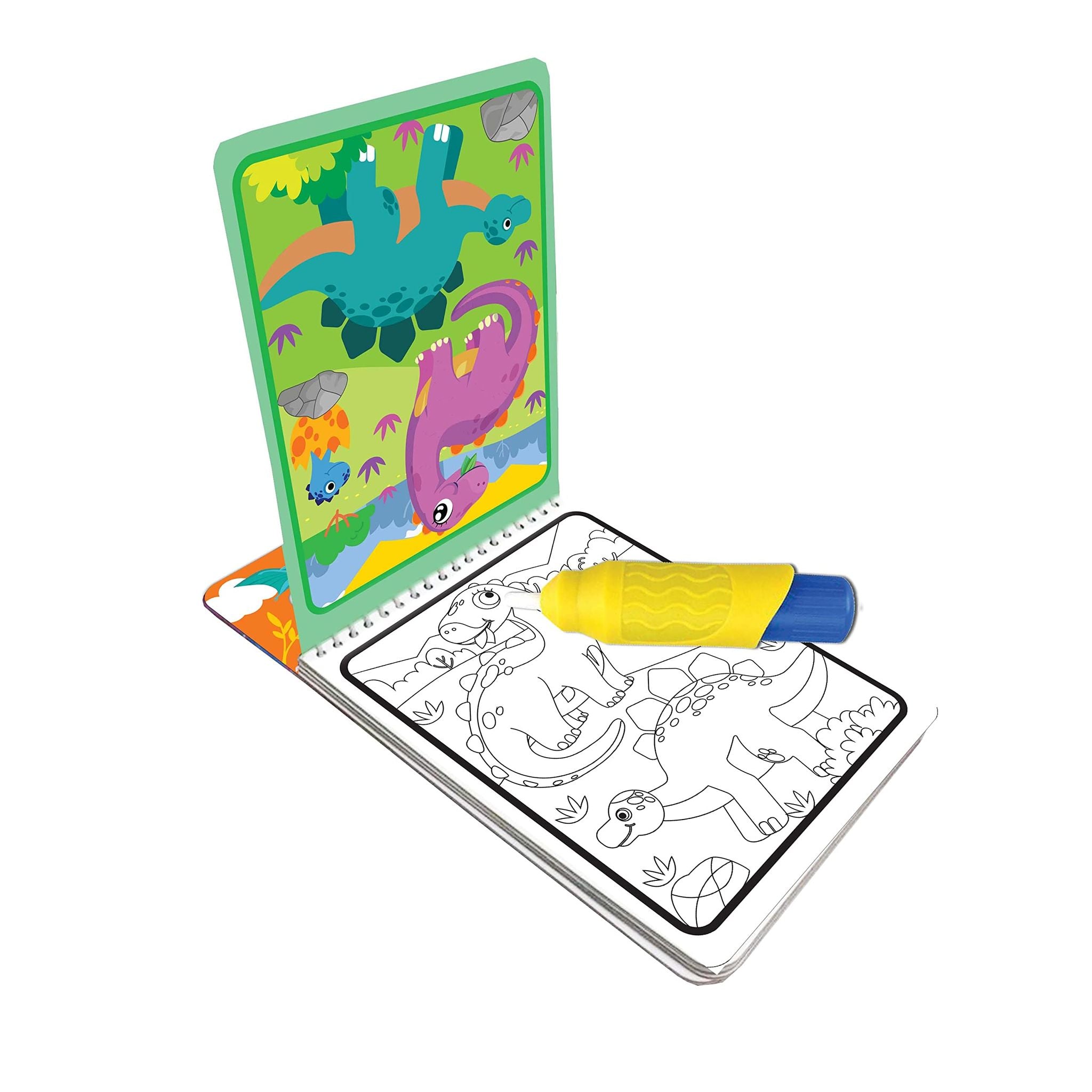 Dreamland Water Magic Dinosaurs With Water Pen - Use over and over again