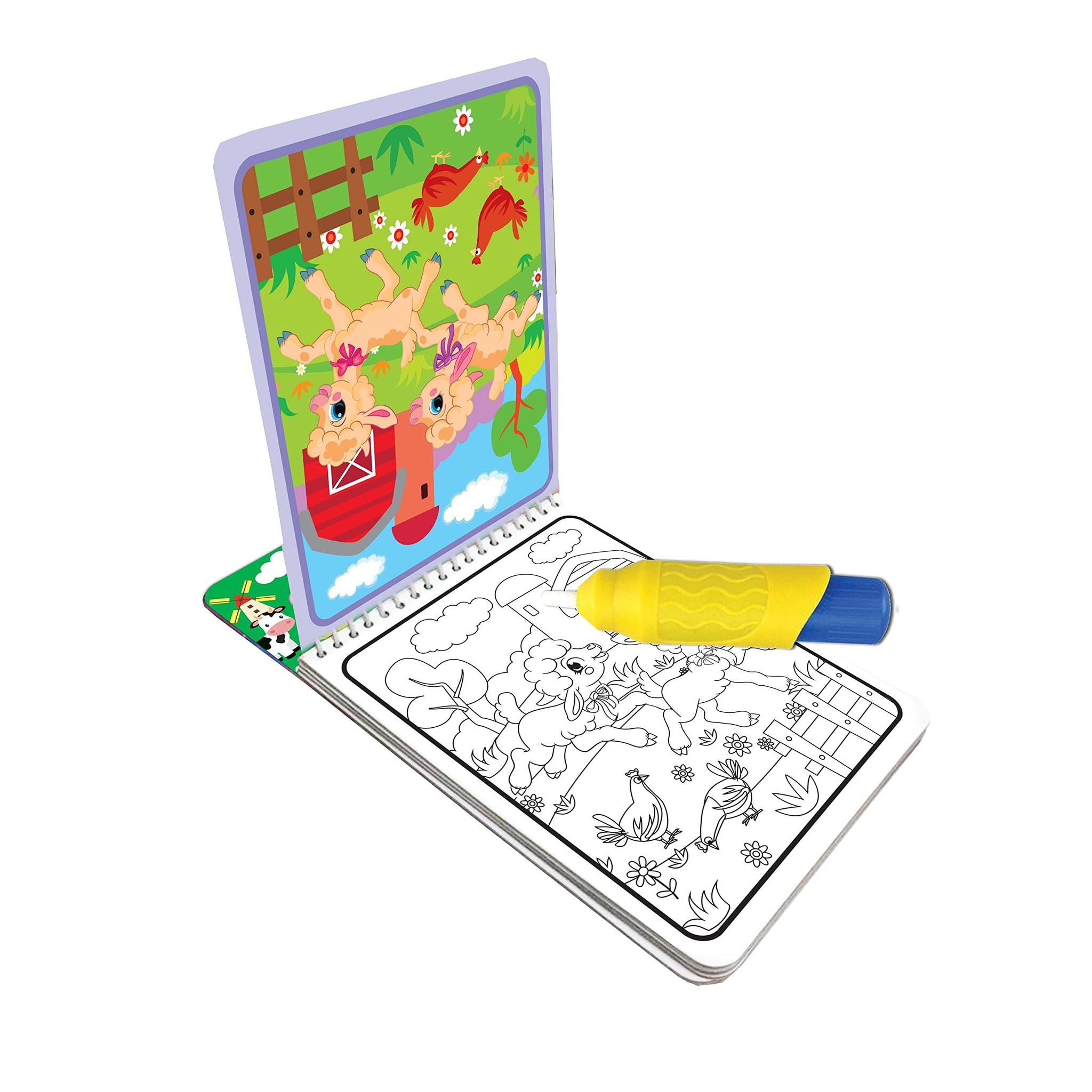 Dreamland Water Magic Farm Animals With Water Pen - Use over and over again