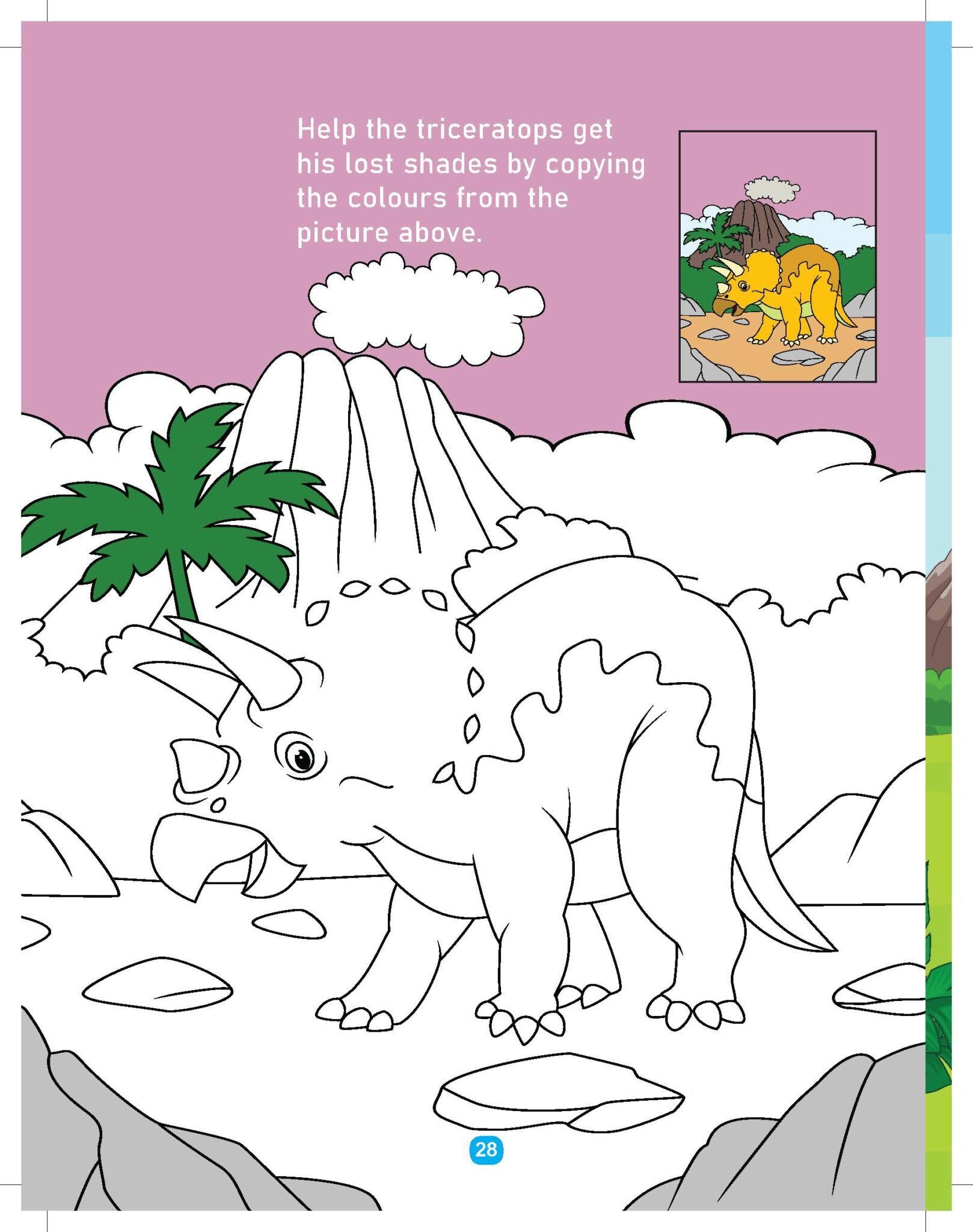 Dreamland Dinosaur Activity and Colouring Book
