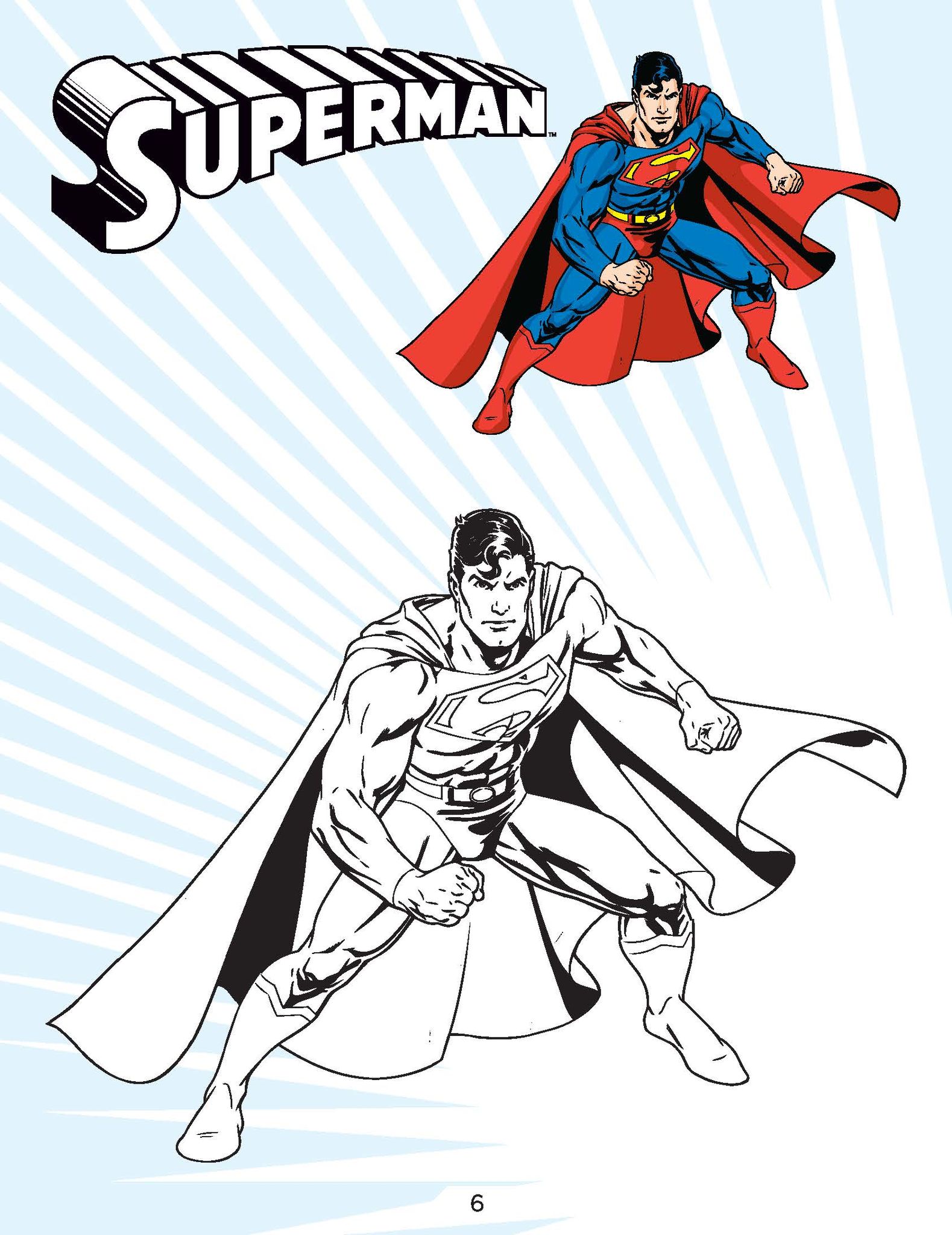 Justice League Copy Colouring Book