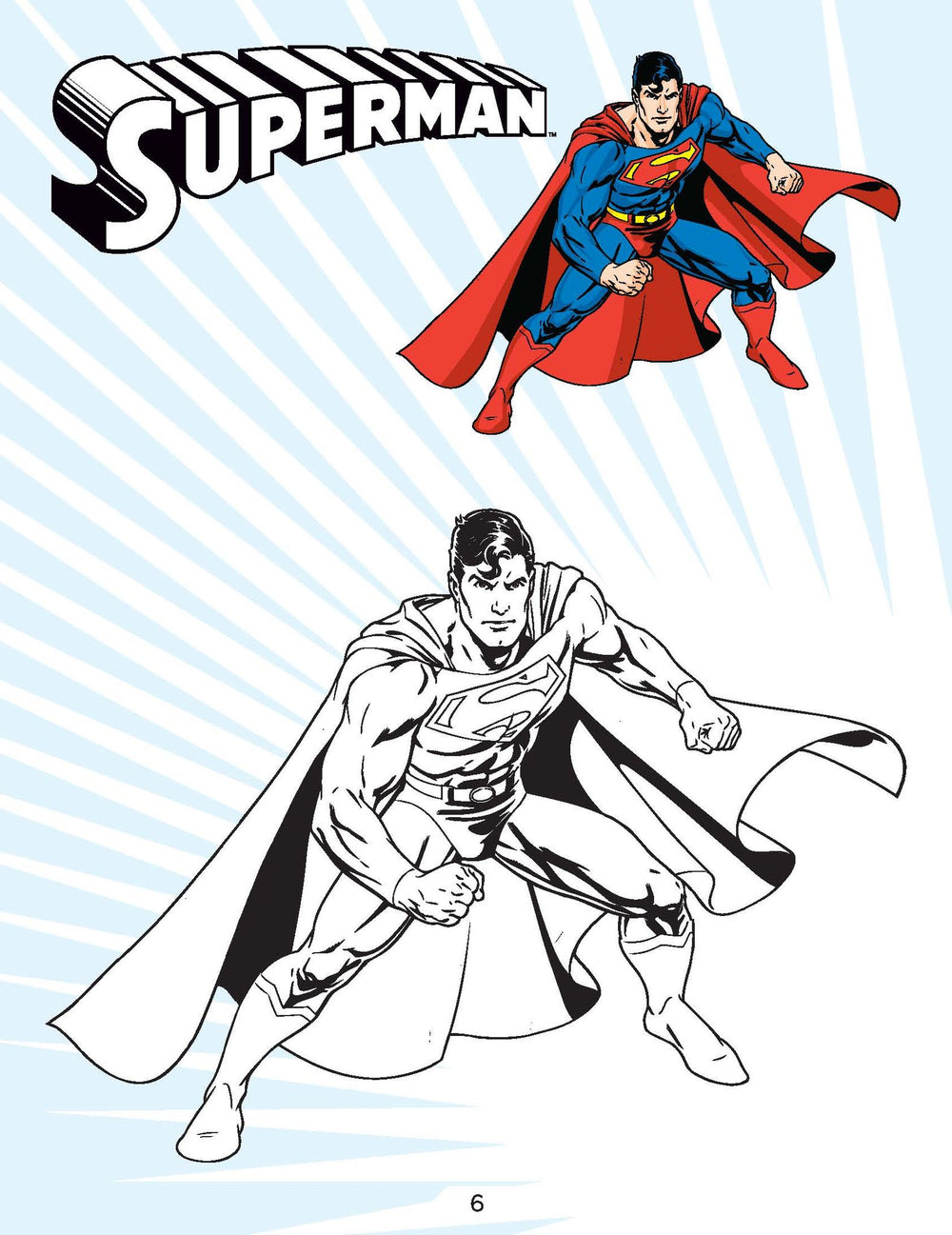 Justice League Copy Colouring Book
