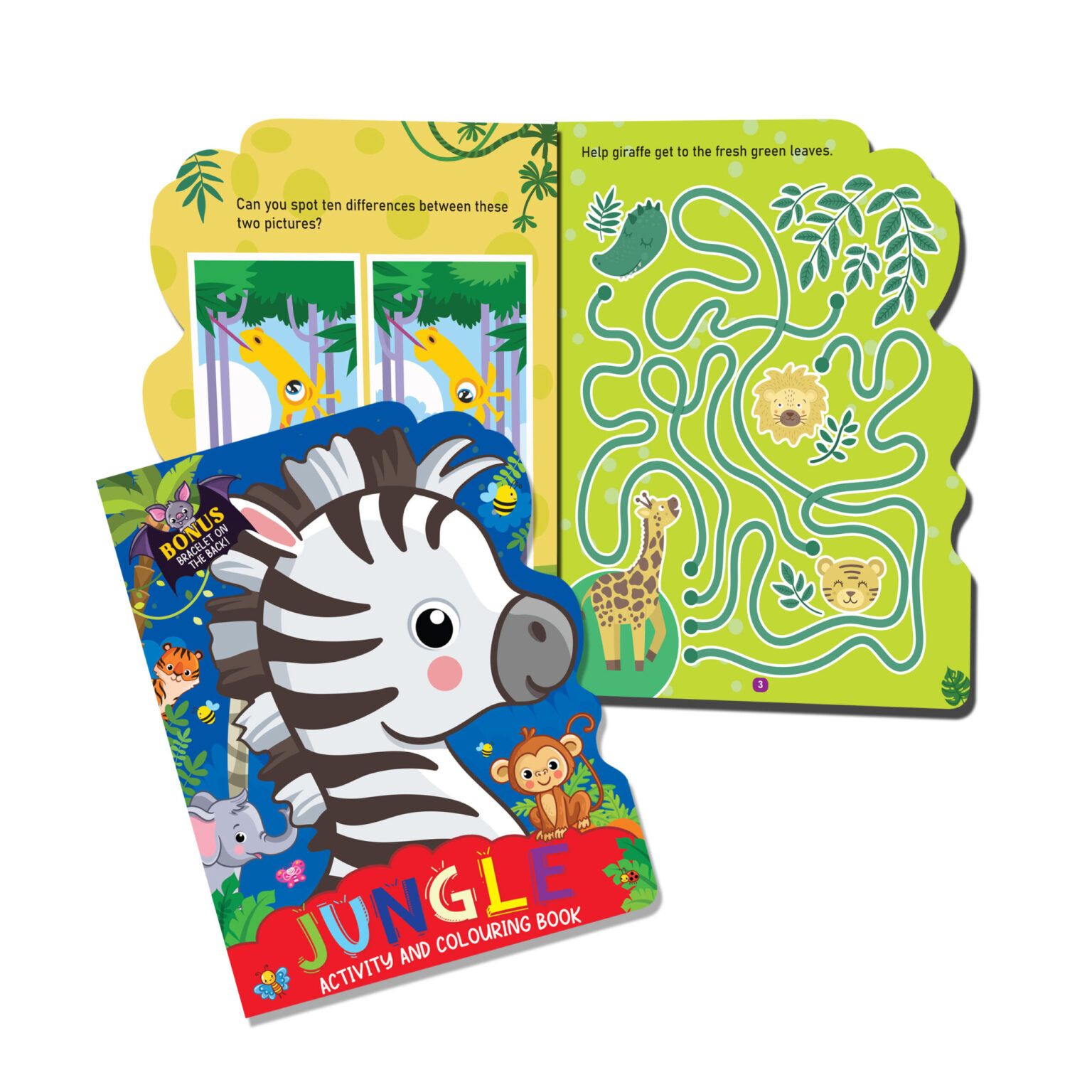 Dreamland Jungle Activity and Colouring Book