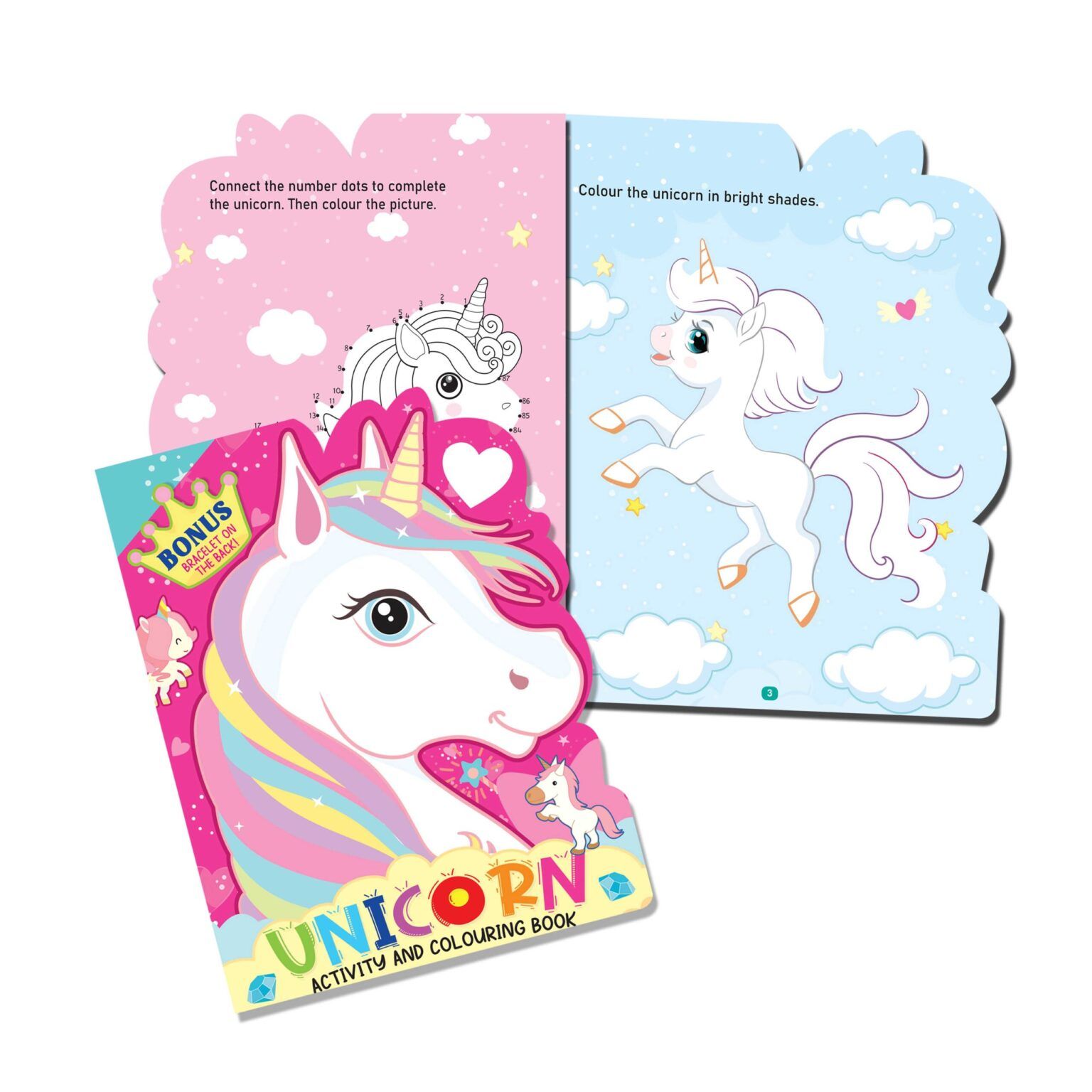 Dreamland Unicorn Activity and Colouring Book