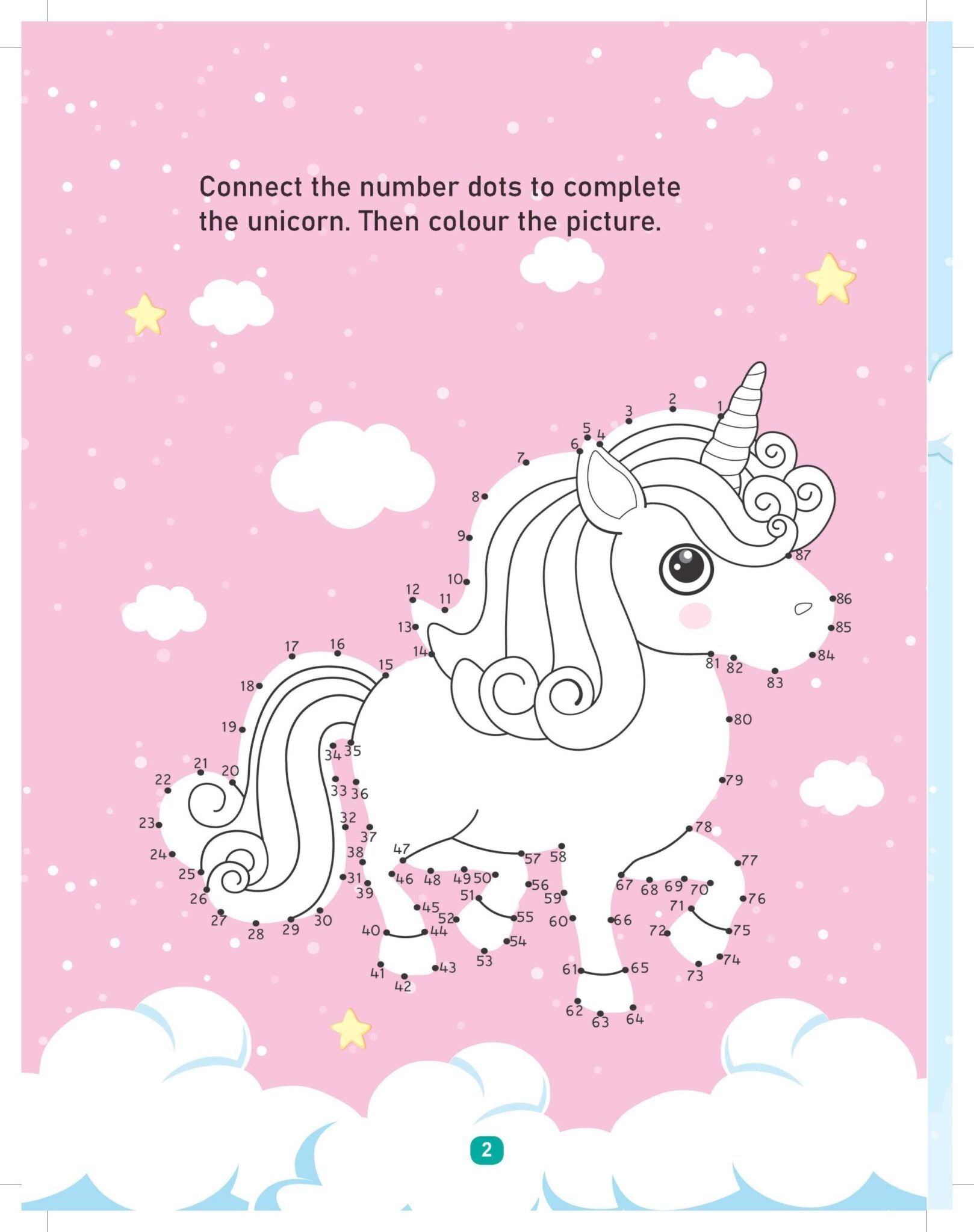 Dreamland Unicorn Activity and Colouring Book