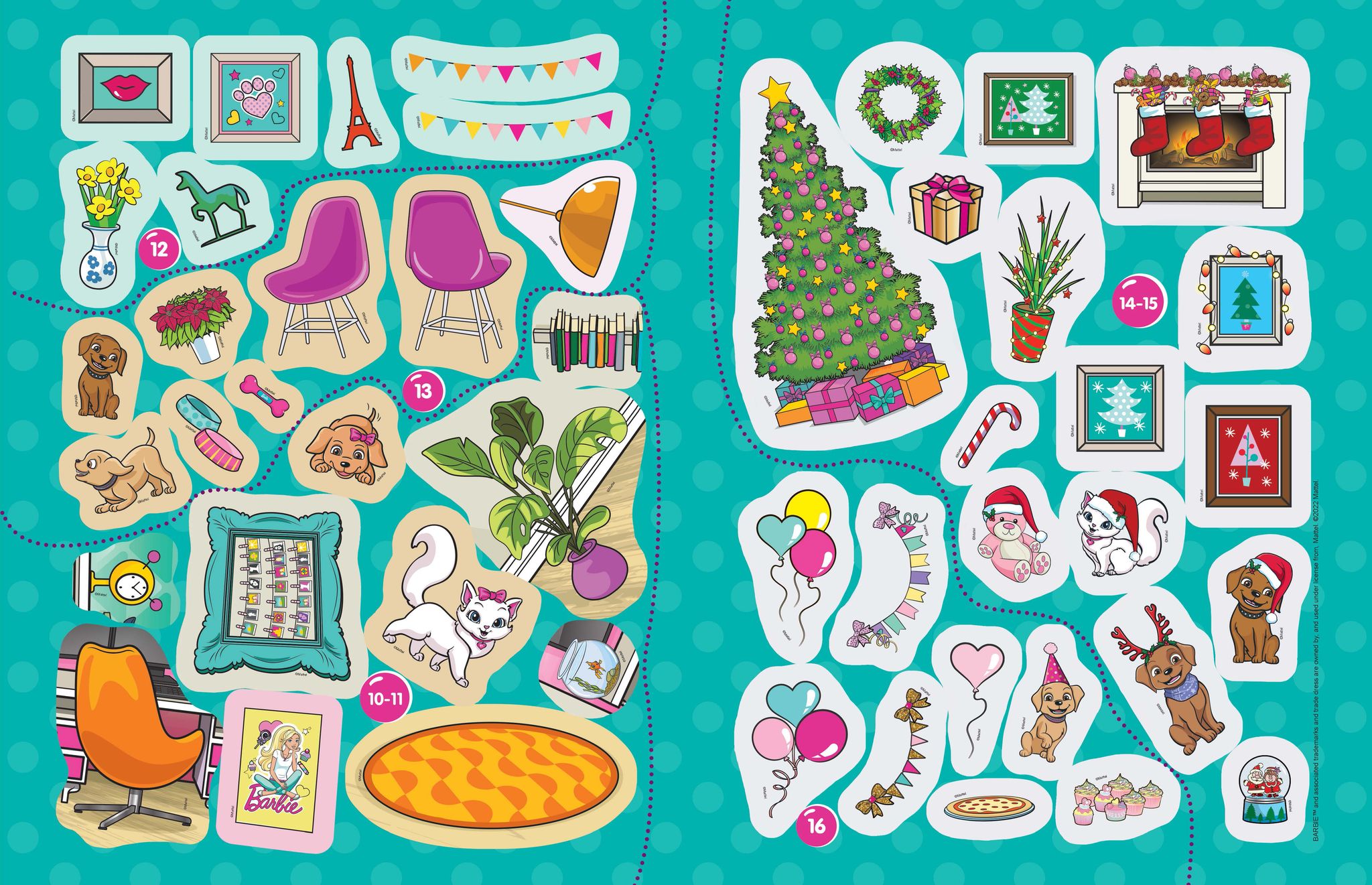 Barbie Dreamhouse Adventures Dream House Decorate with Stickers