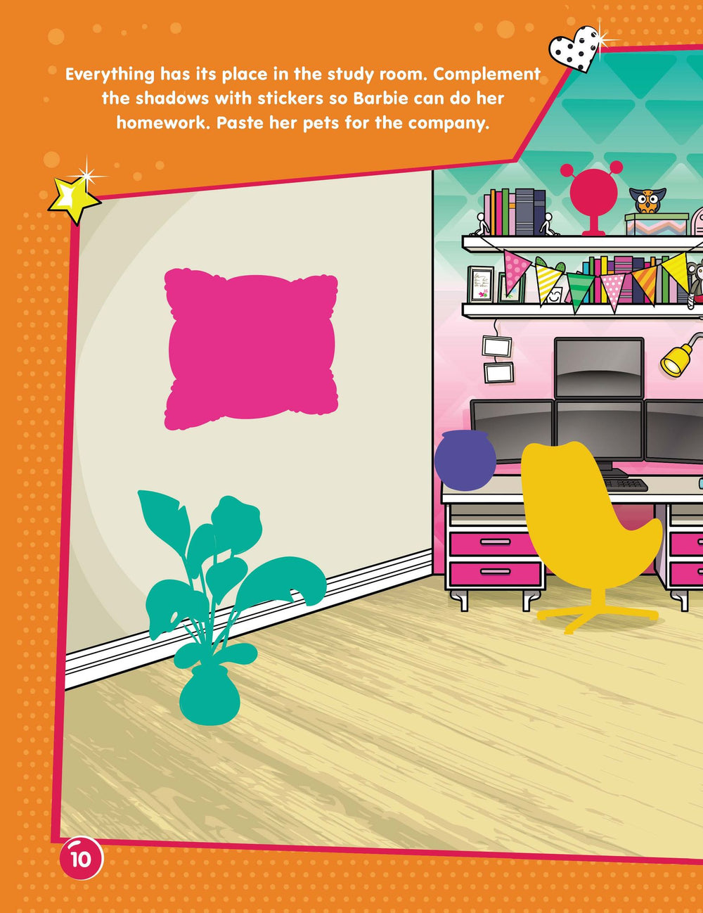 Barbie Dreamhouse Adventures Dream House Decorate with Stickers