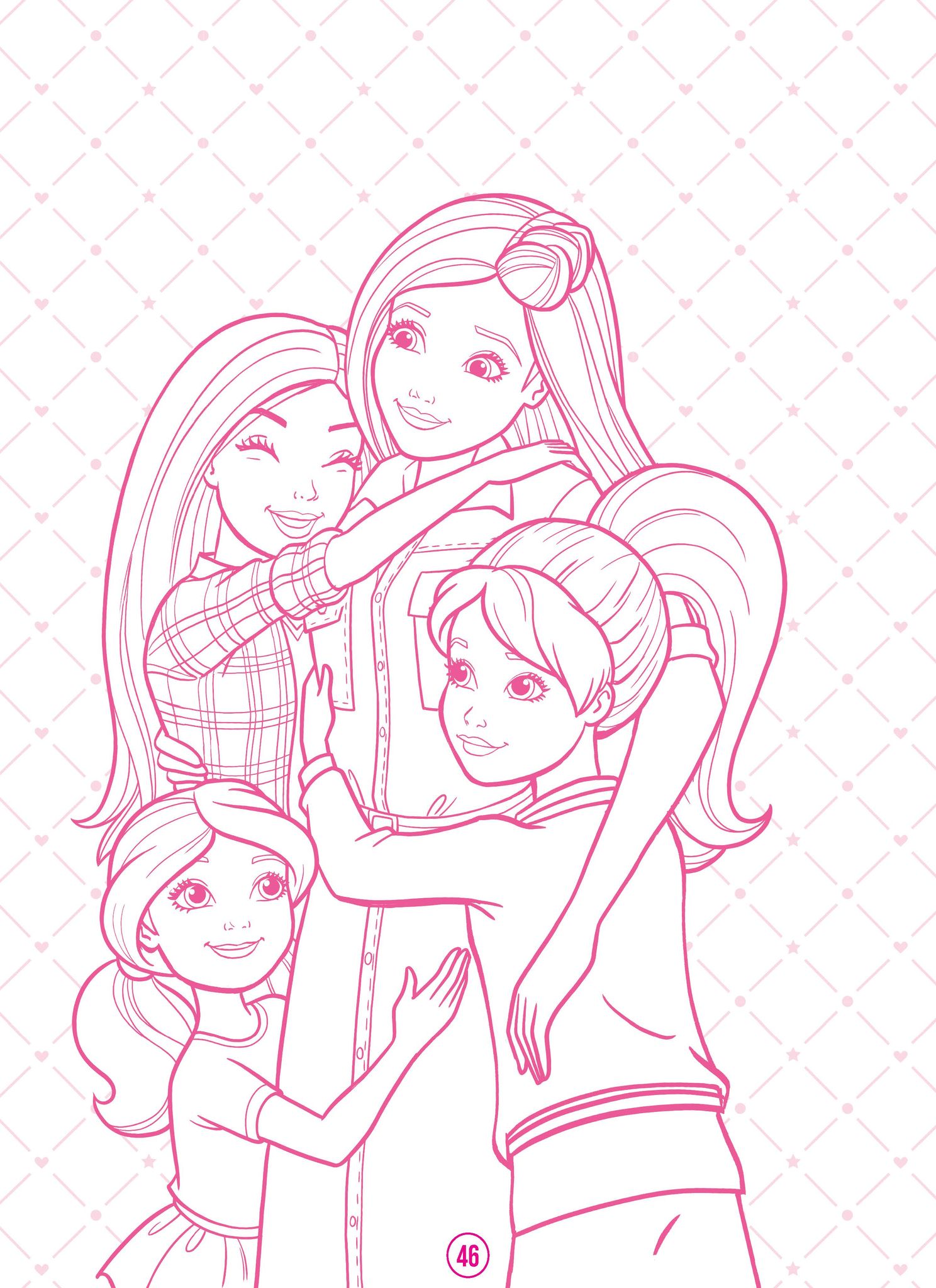 Barbie Dreamhouse Adventures - Mega Colouring Book