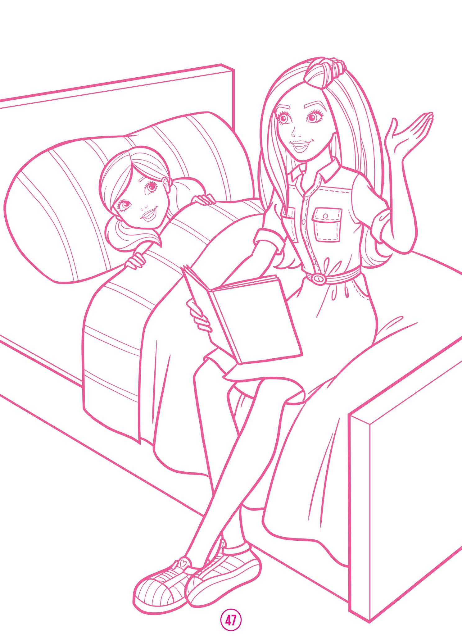 Barbie Dreamhouse Adventures - Mega Colouring Book