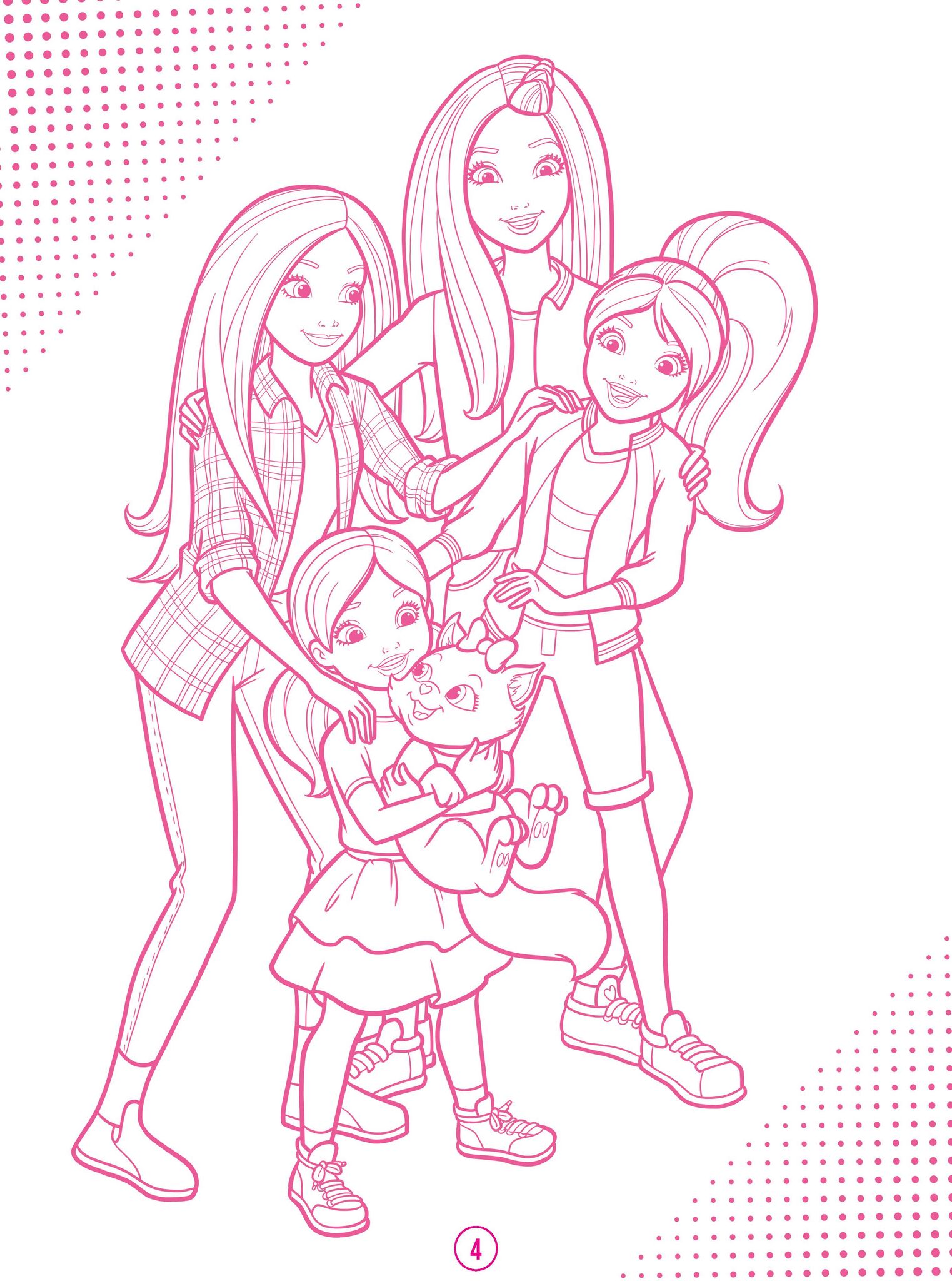 Barbie Dreamhouse Adventures - Mega Colouring Book