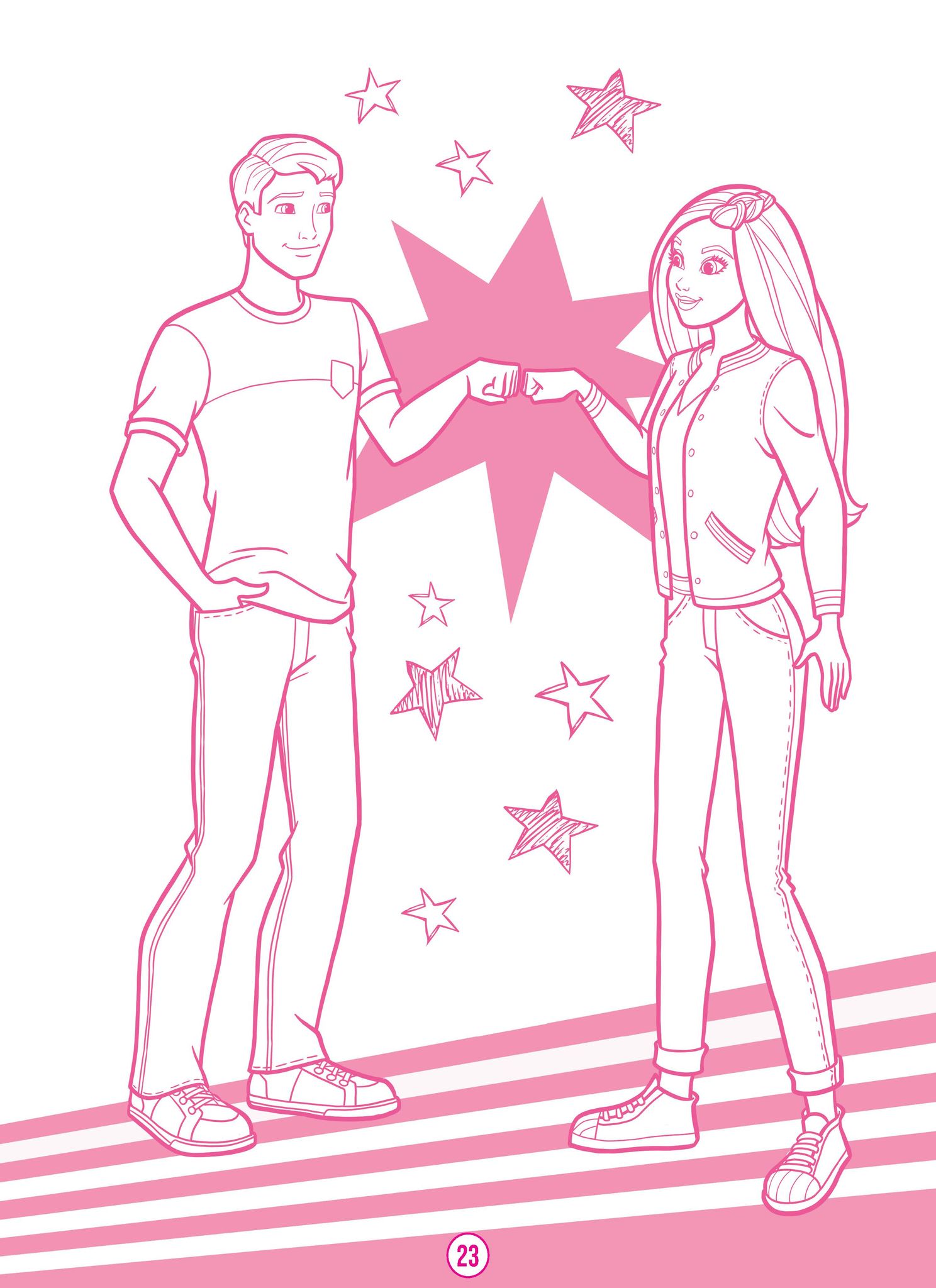 Barbie Dreamhouse Adventures - Mega Colouring Book