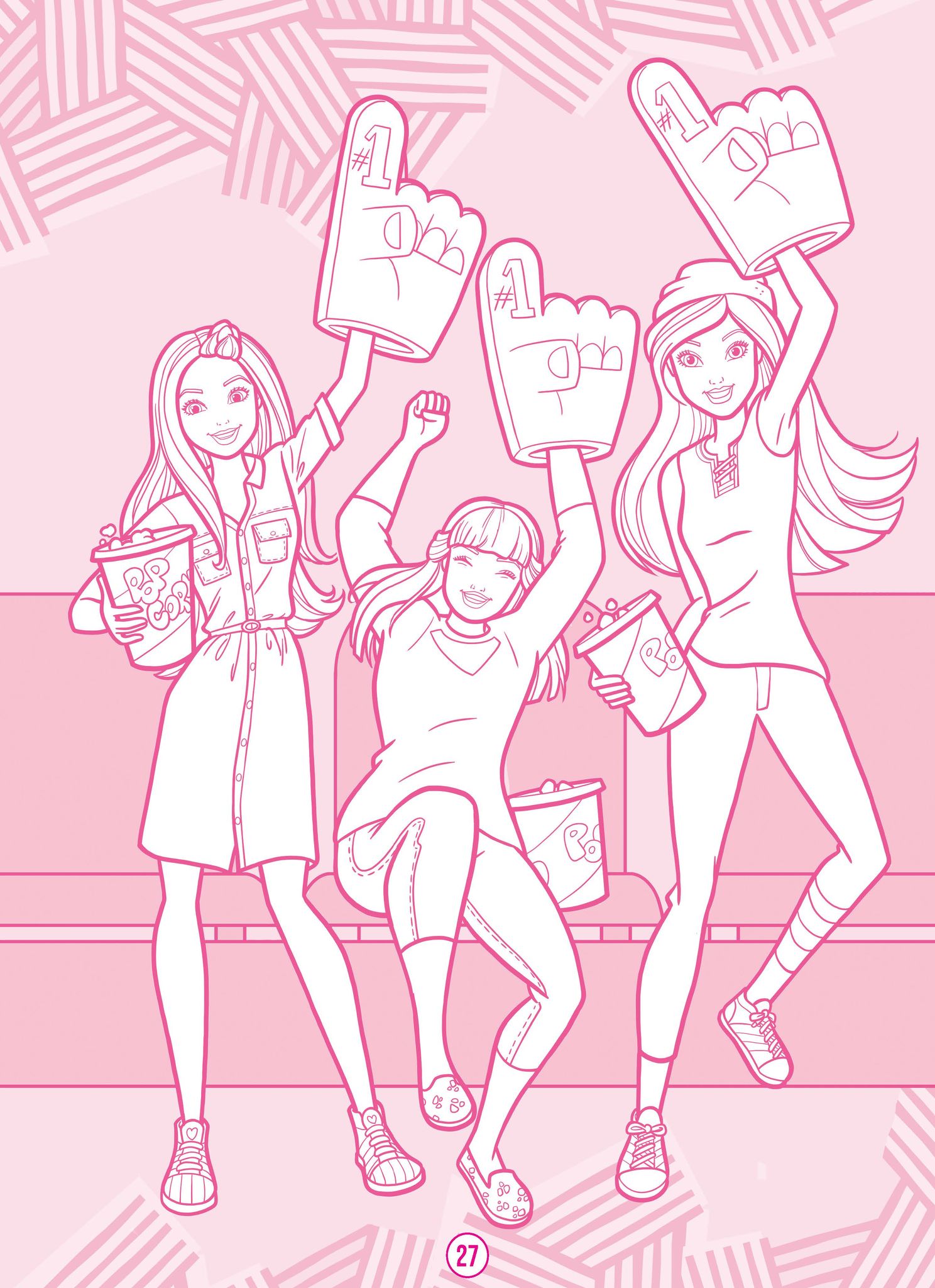 Barbie Dreamhouse Adventures - Mega Colouring Book