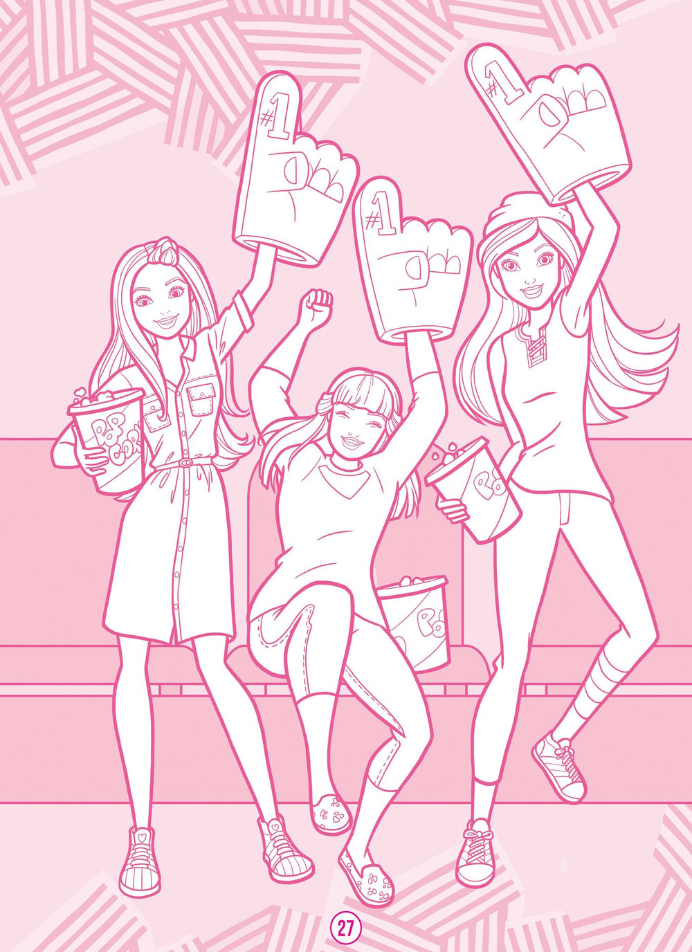 Barbie Dreamhouse Adventures - Mega Colouring Book
