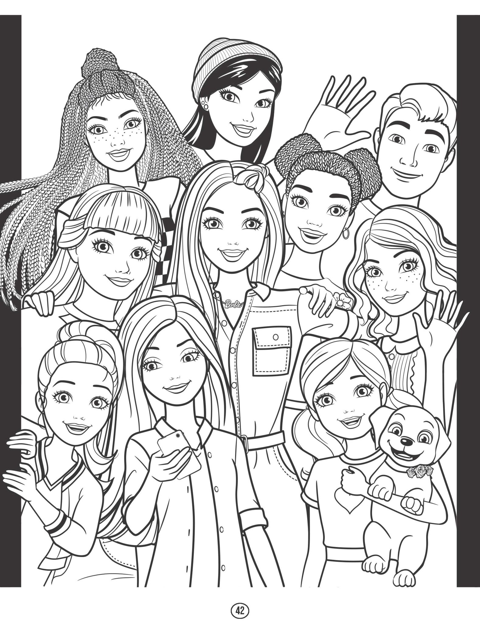 Barbie Colouring Book