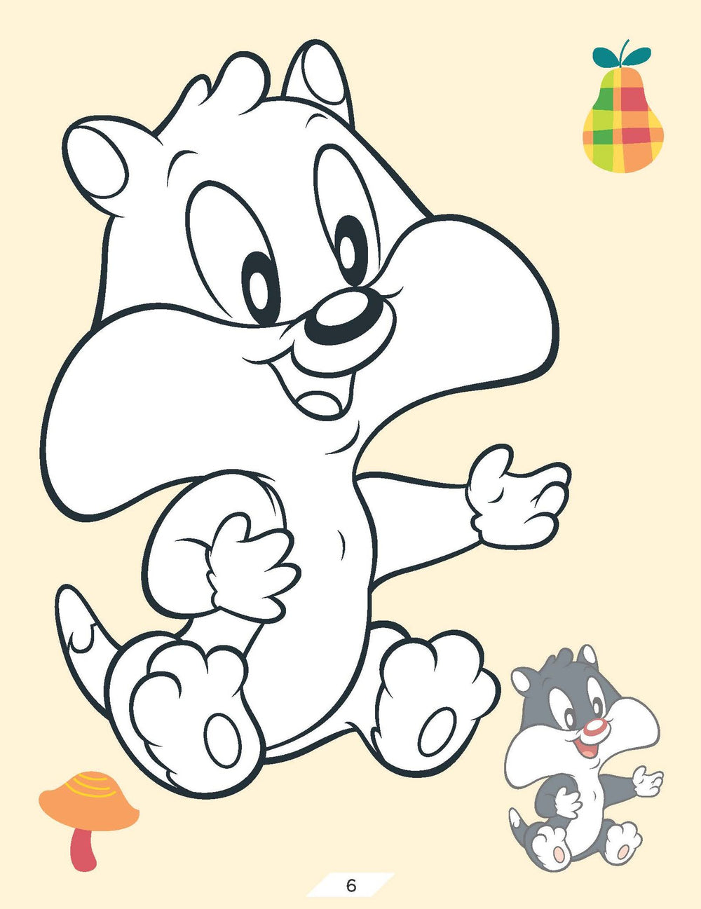 Looney Tunes Copy Colouring Book