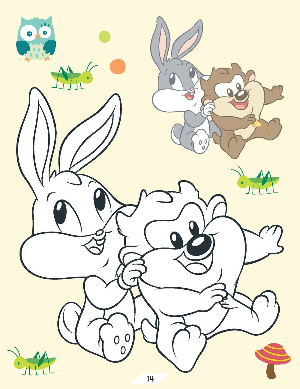 Looney Tunes Copy Colouring Book