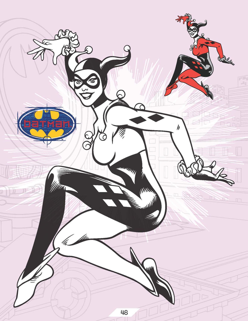 Batman Copy Colouring Book