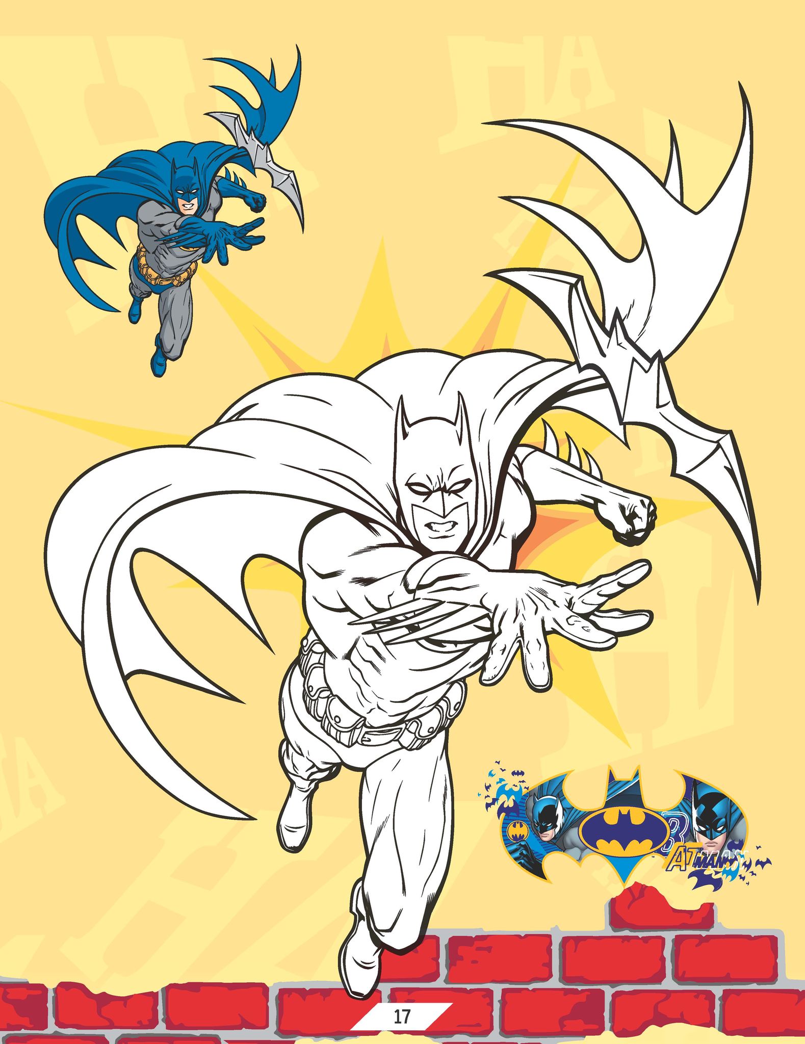 Batman Copy Colouring Book