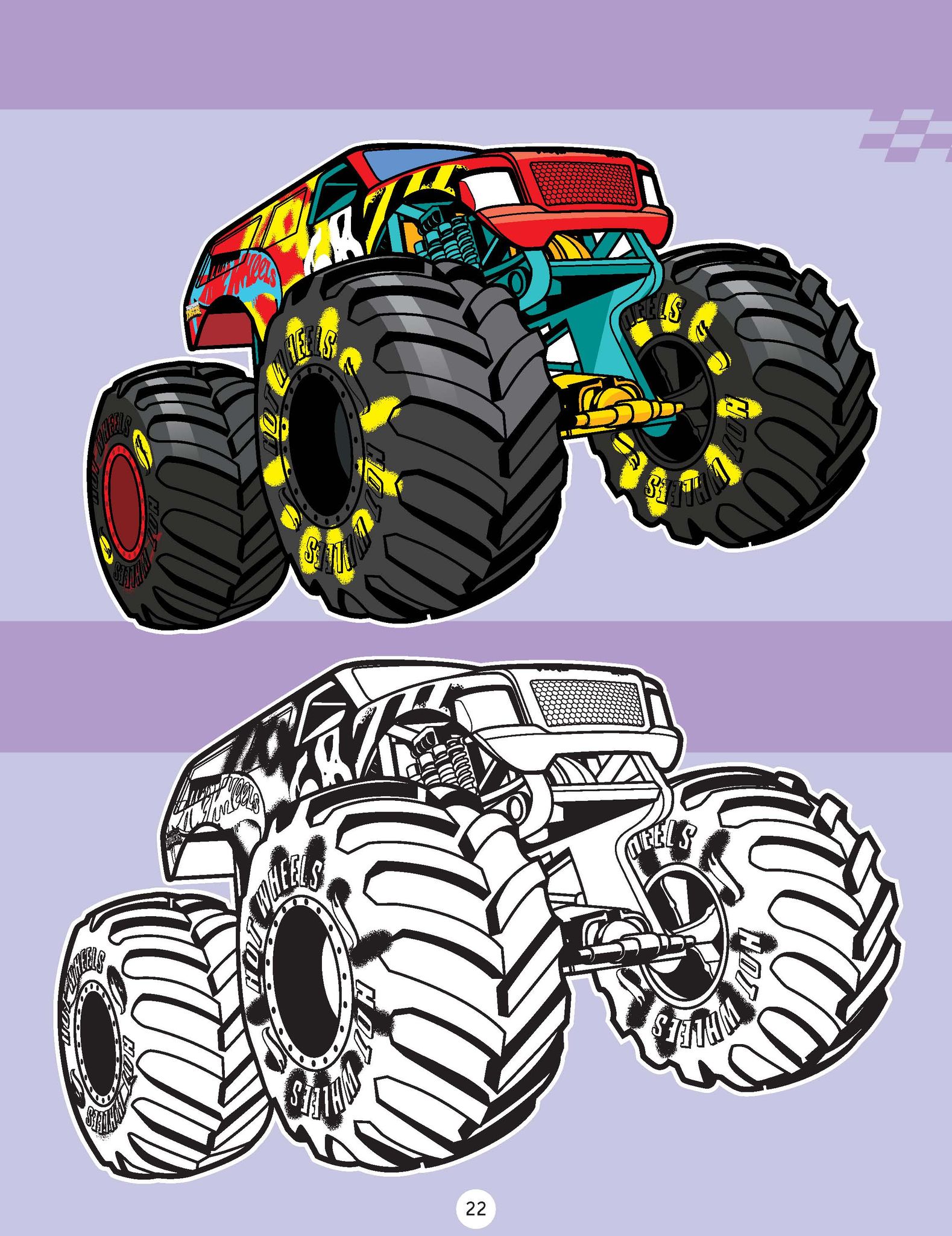 Hot Wheels Copy Colouring Book