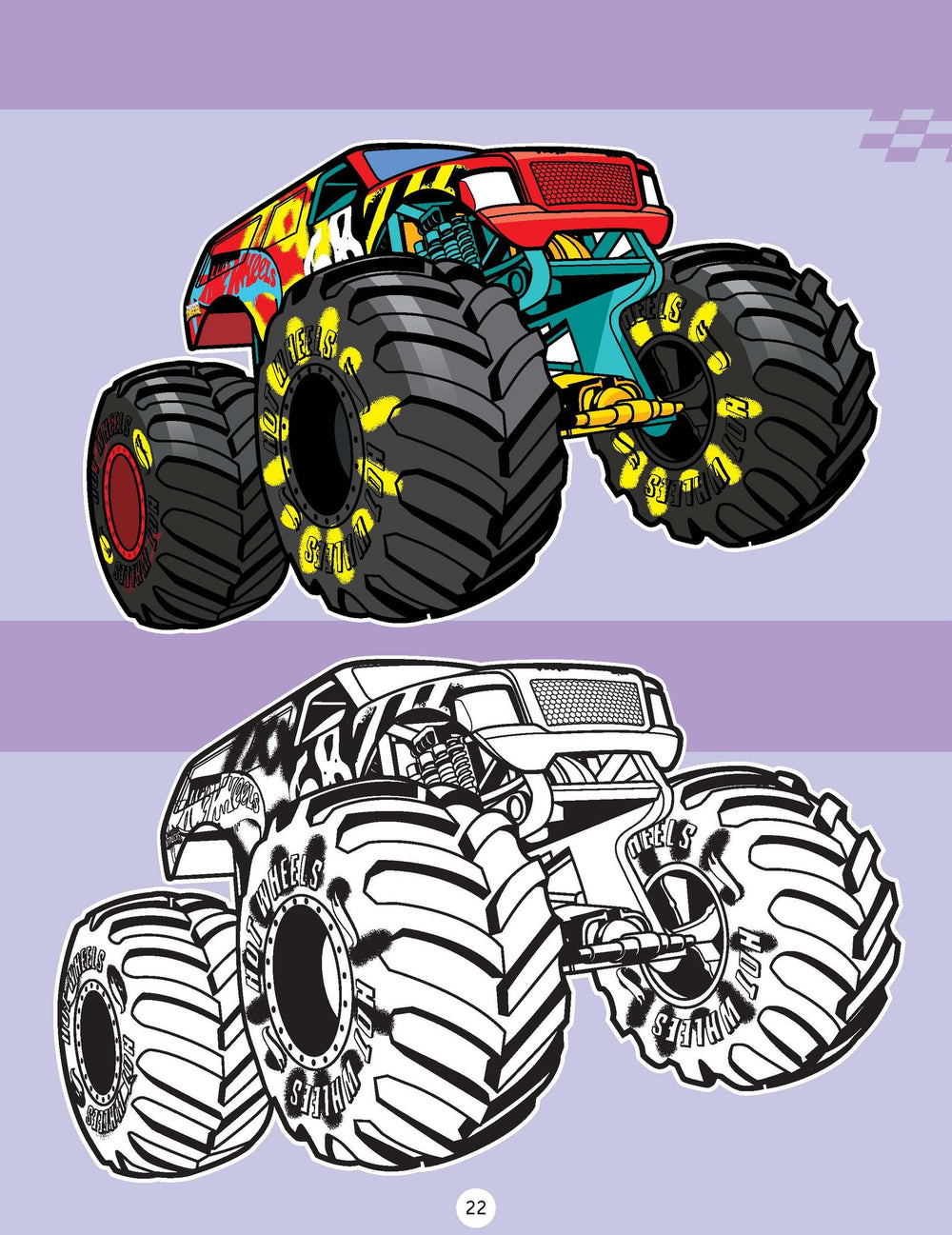 Hot Wheels Copy Colouring Book