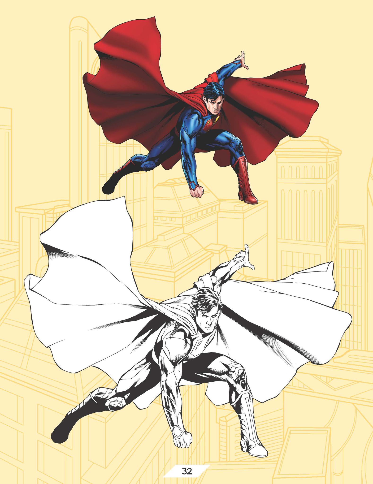 Superman Copy Colouring Book