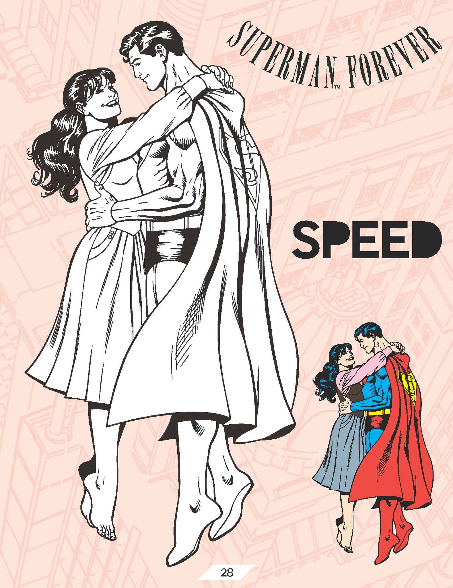 Superman Copy Colouring Book