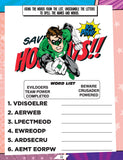 Justice League Stickers Activity and Colouring Book
