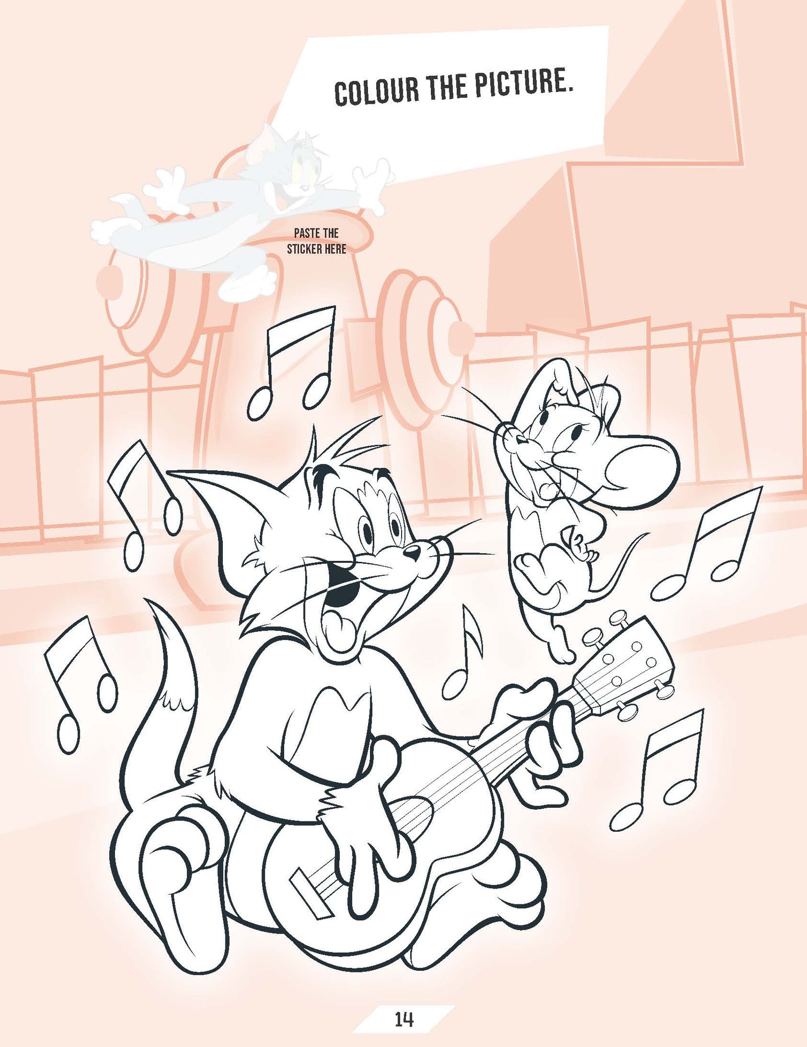 Tom and Jerry Activity and Colouring Book