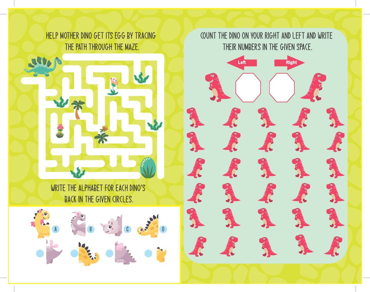 Dreamland Fun with Dinosaur Activity & Colouring