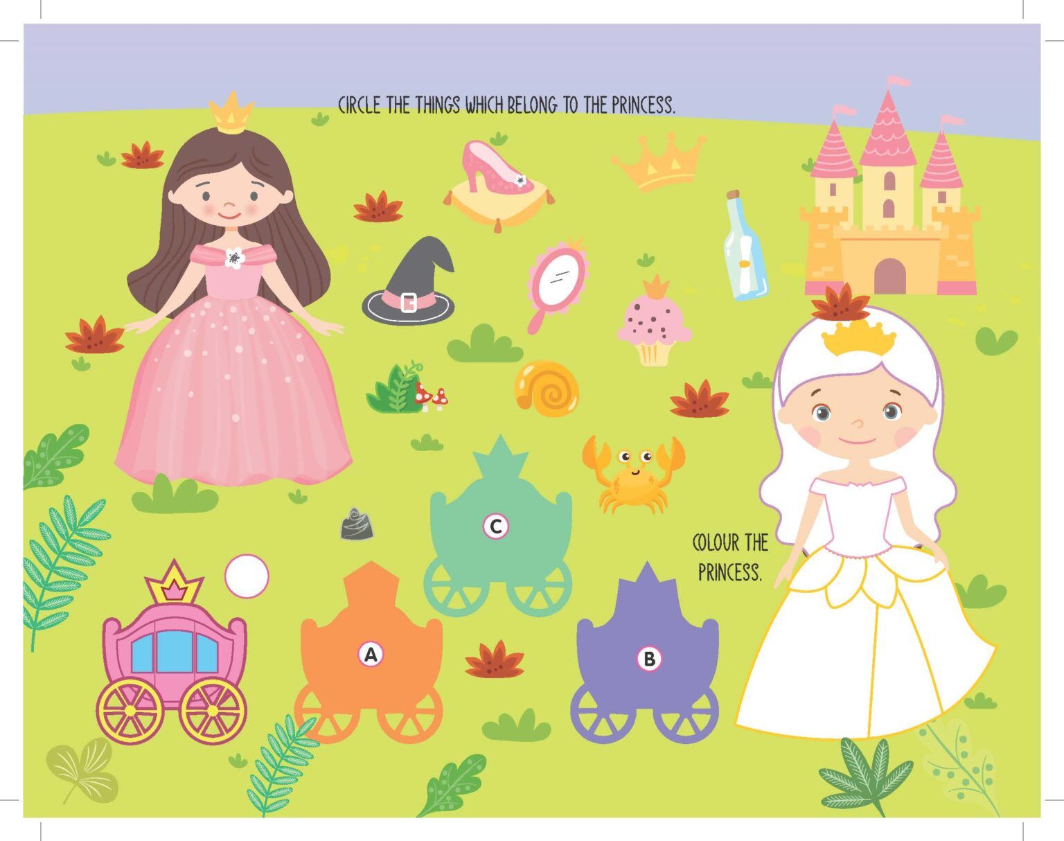 Dreamland Fun with Princess Activity & Colouring