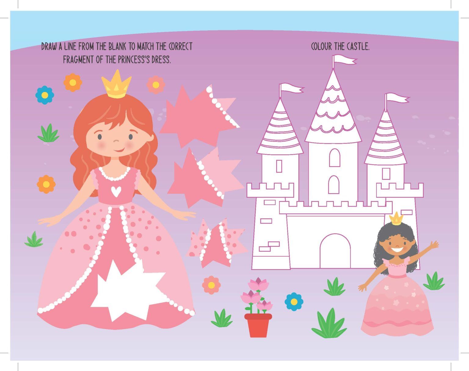 Dreamland Fun with Princess Activity & Colouring