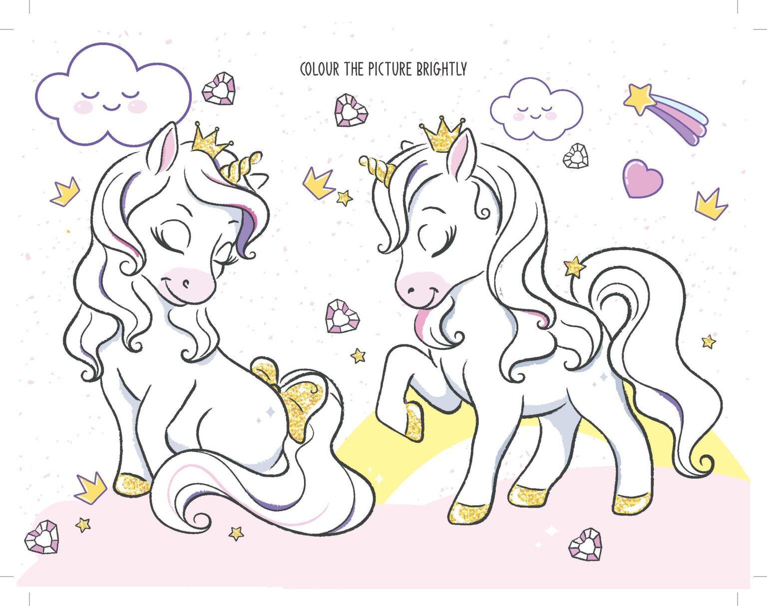 Dreamland Fun with Unicorns Activity & Colouring