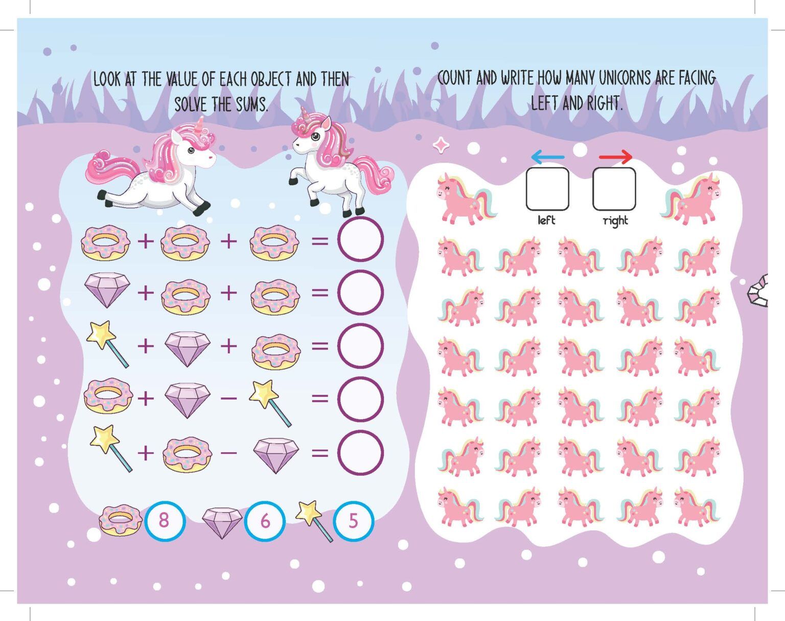 Dreamland Fun with Unicorns Activity & Colouring