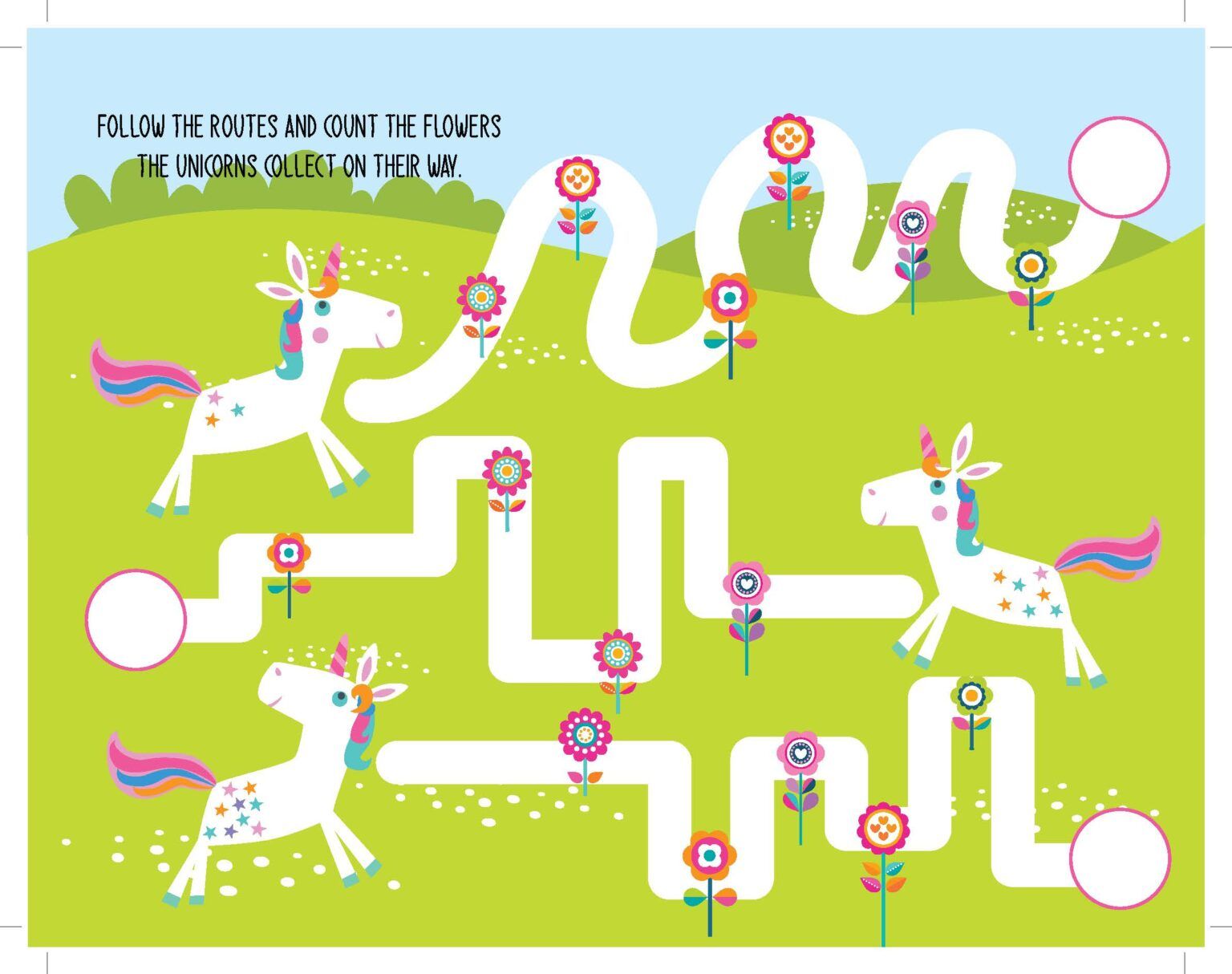 Dreamland Fun with Unicorns Activity & Colouring