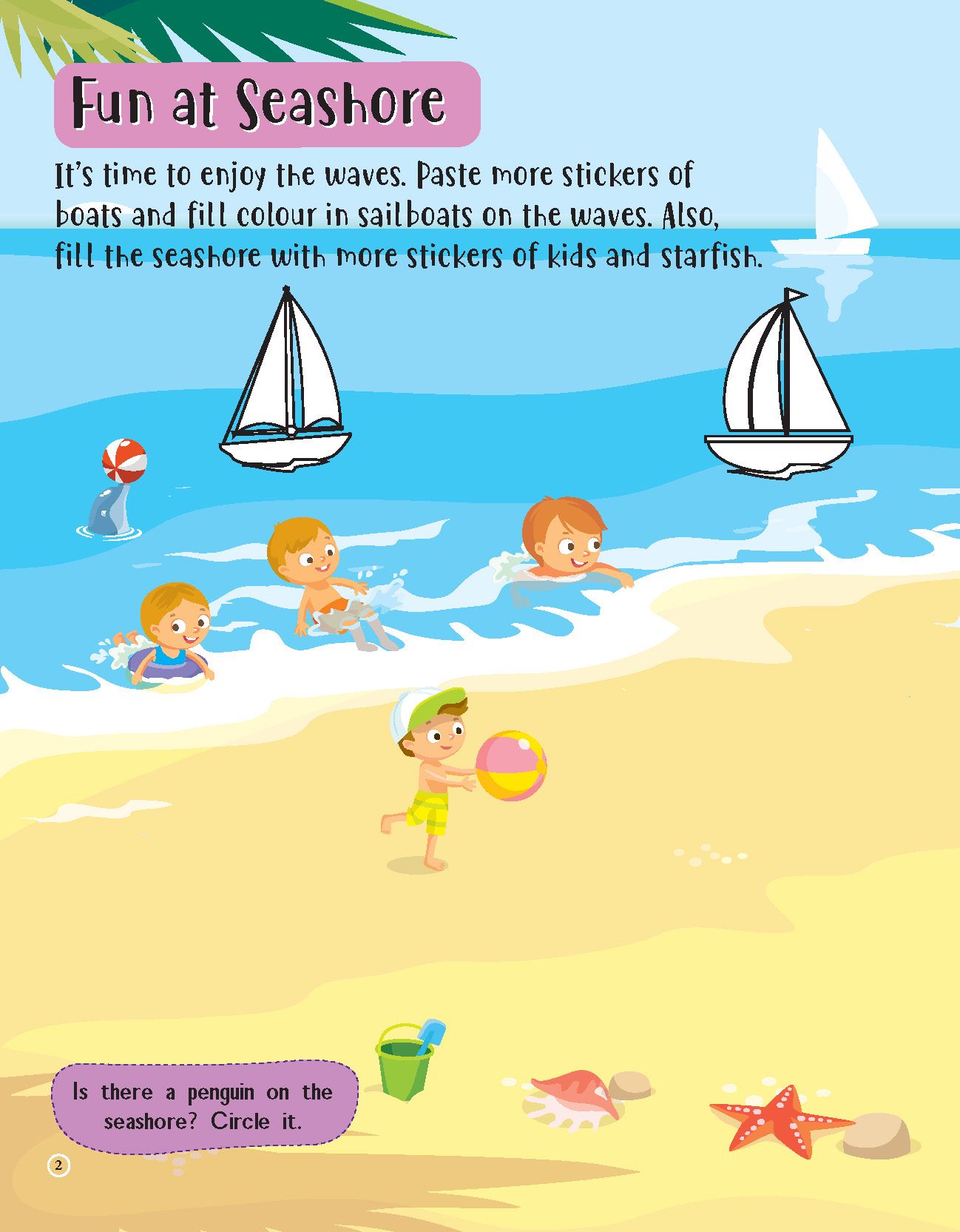 Dreamland  555 Stickers, Sea, Sun and Play Activity & Colouring Book