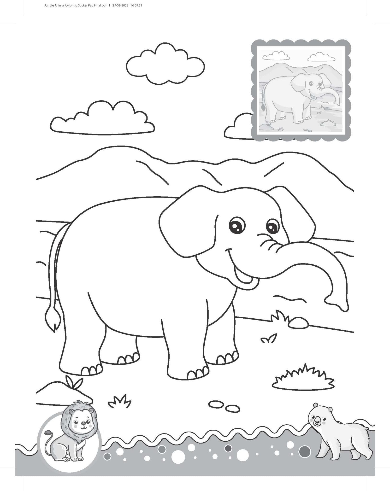 Dreamland Jungle- It's Colour time with Stickers