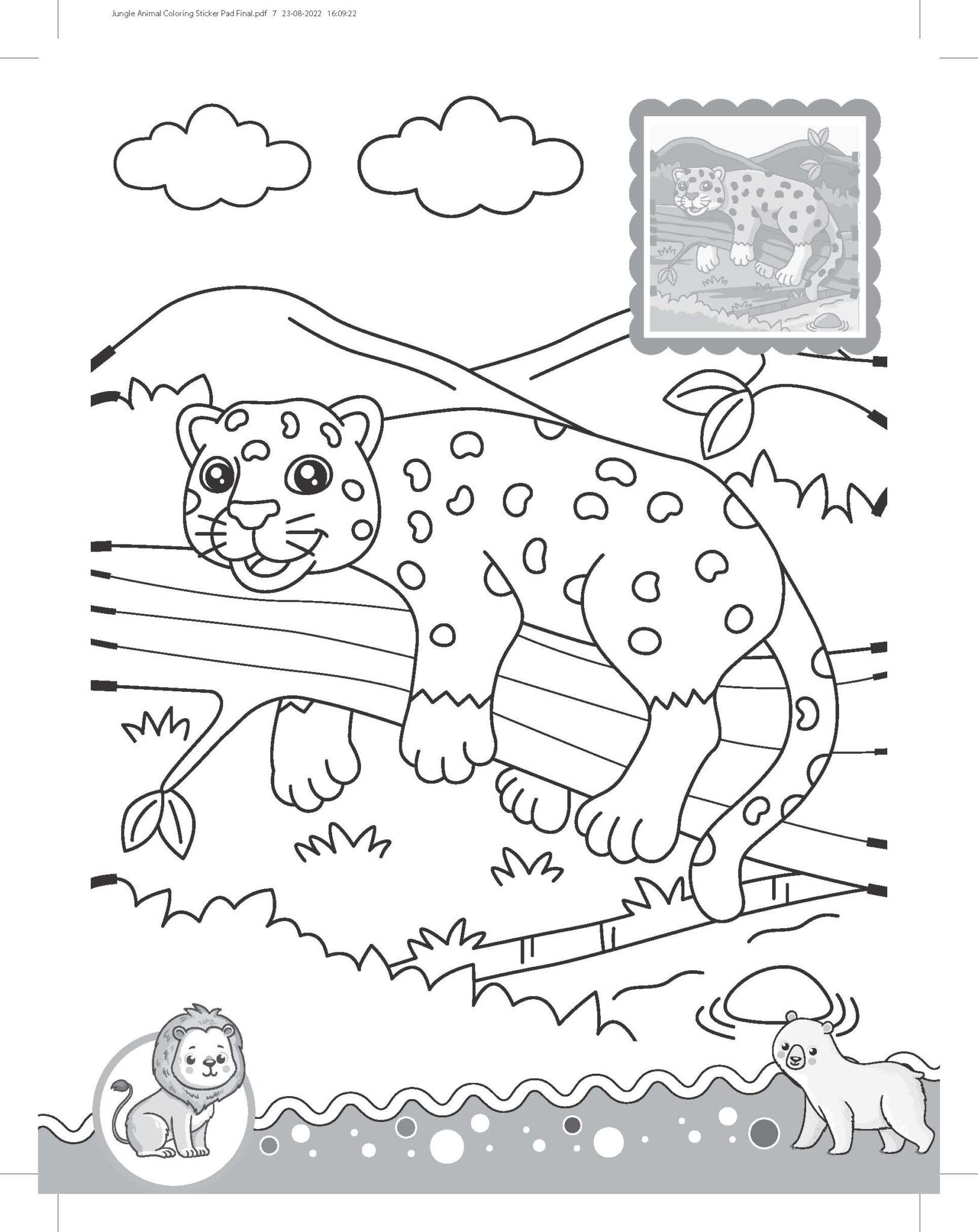 Dreamland Jungle- It's Colour time with Stickers